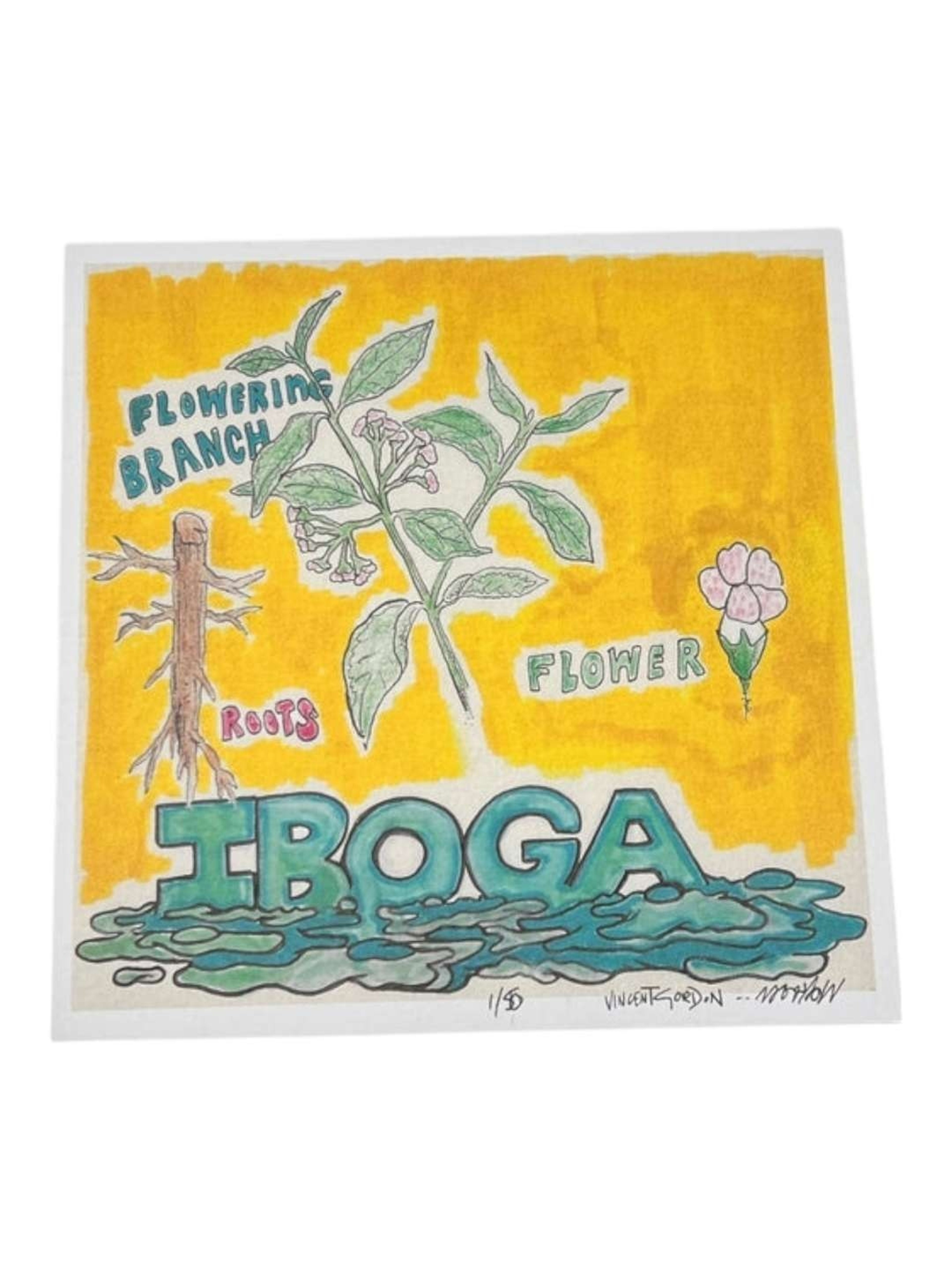 Preview pic of Wookerson x Vincent Gordon "Iboga" Print
