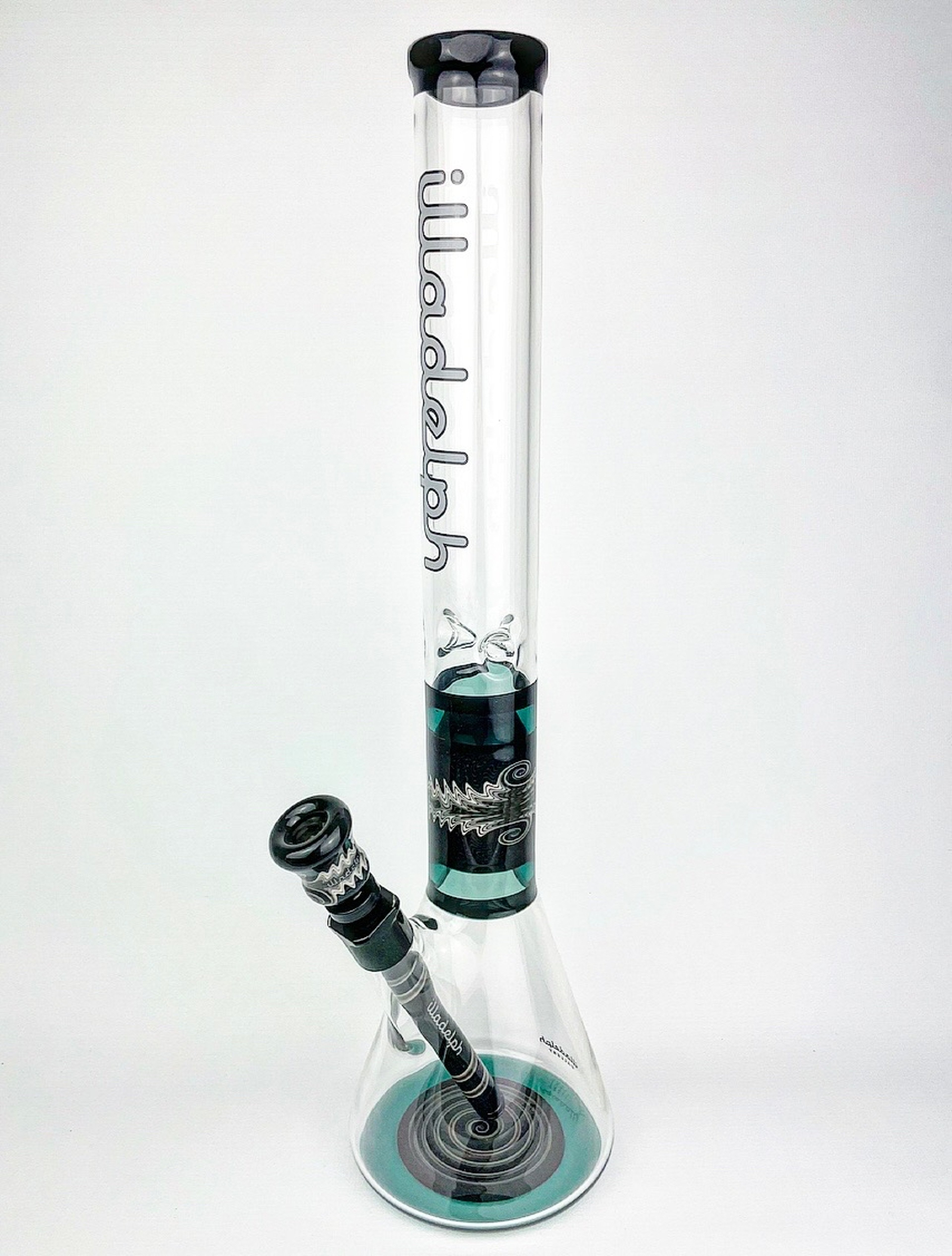 Preview pic of Illadelph Faceted Steel Wool Worked Beaker