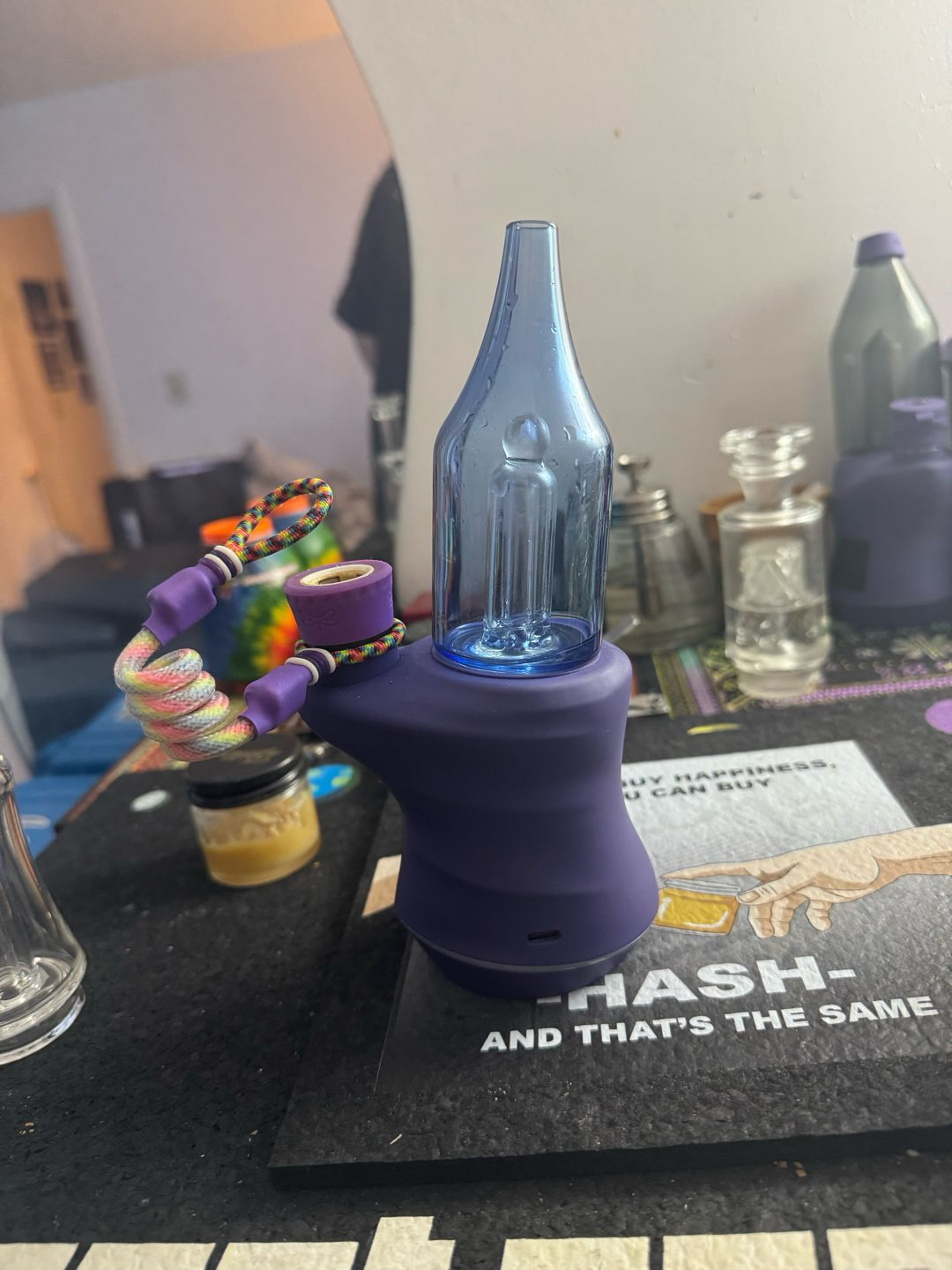 Preview pic of Carta 2 Glass Top! Beautiful Blue W Opal! Trusted Seller! Same Day Shipping!