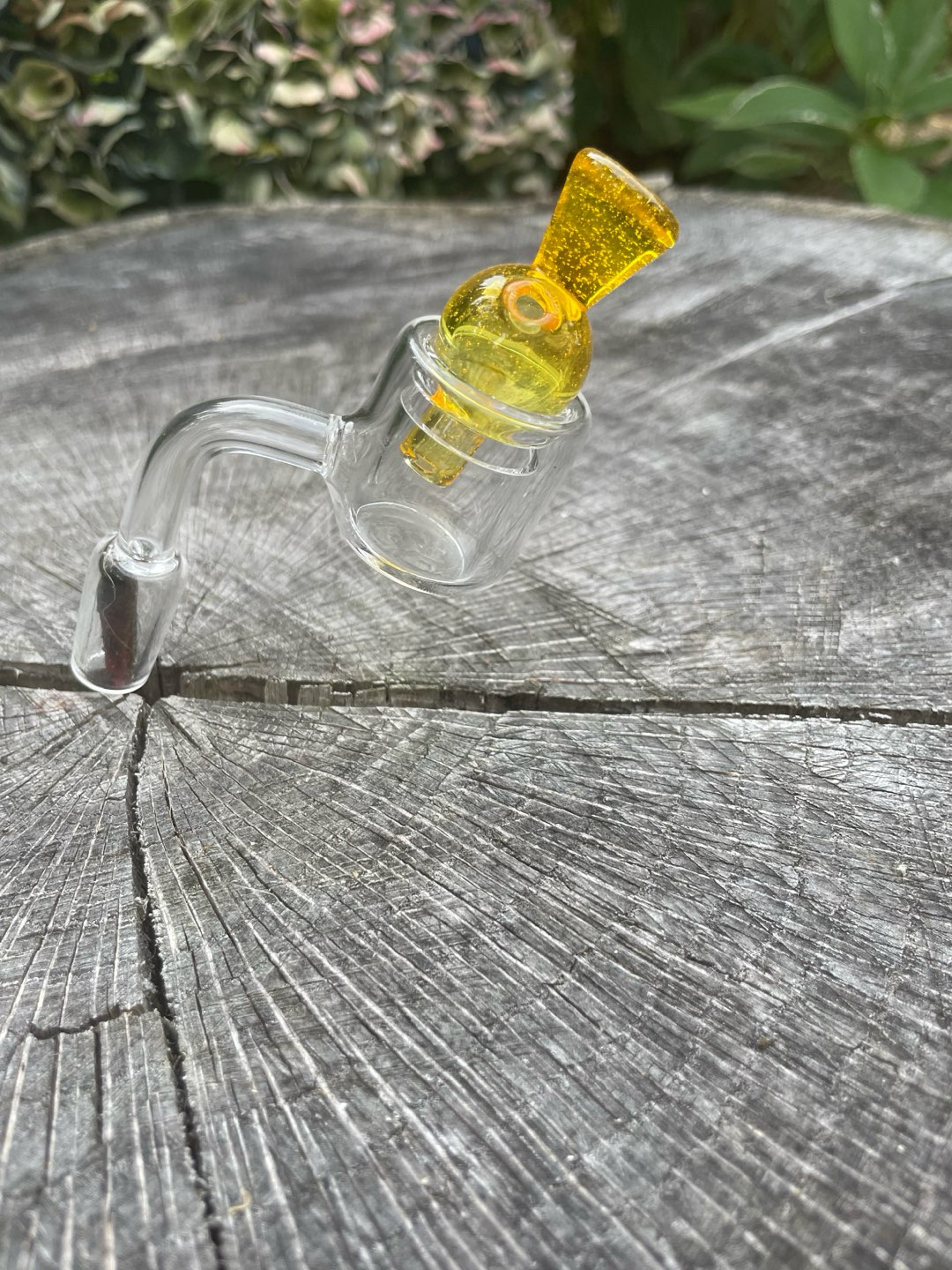 Gold Handblown Bubble Cap image 0