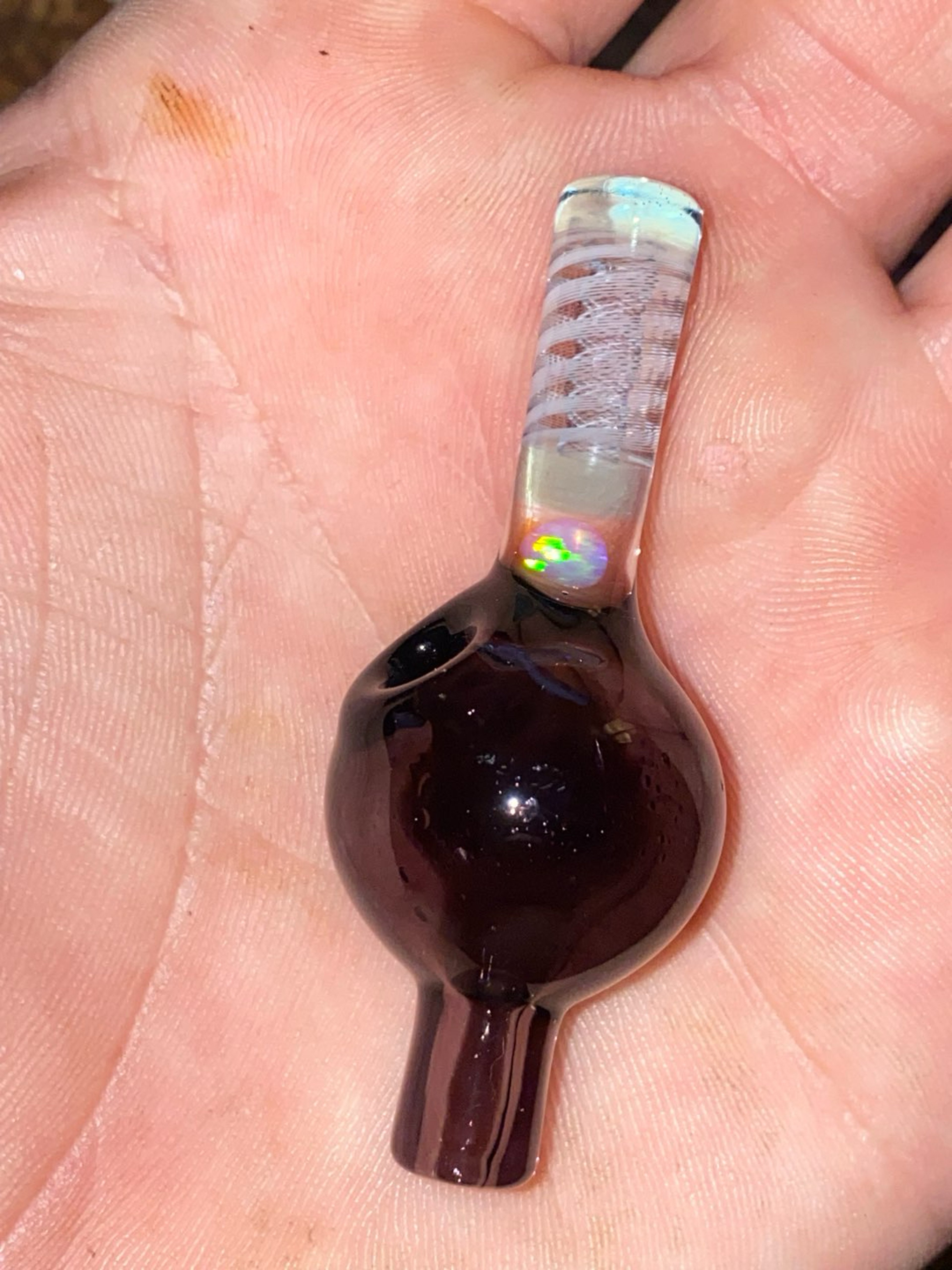 Preview pic of Grateful dom 25mm aquamarine handle bubble cap