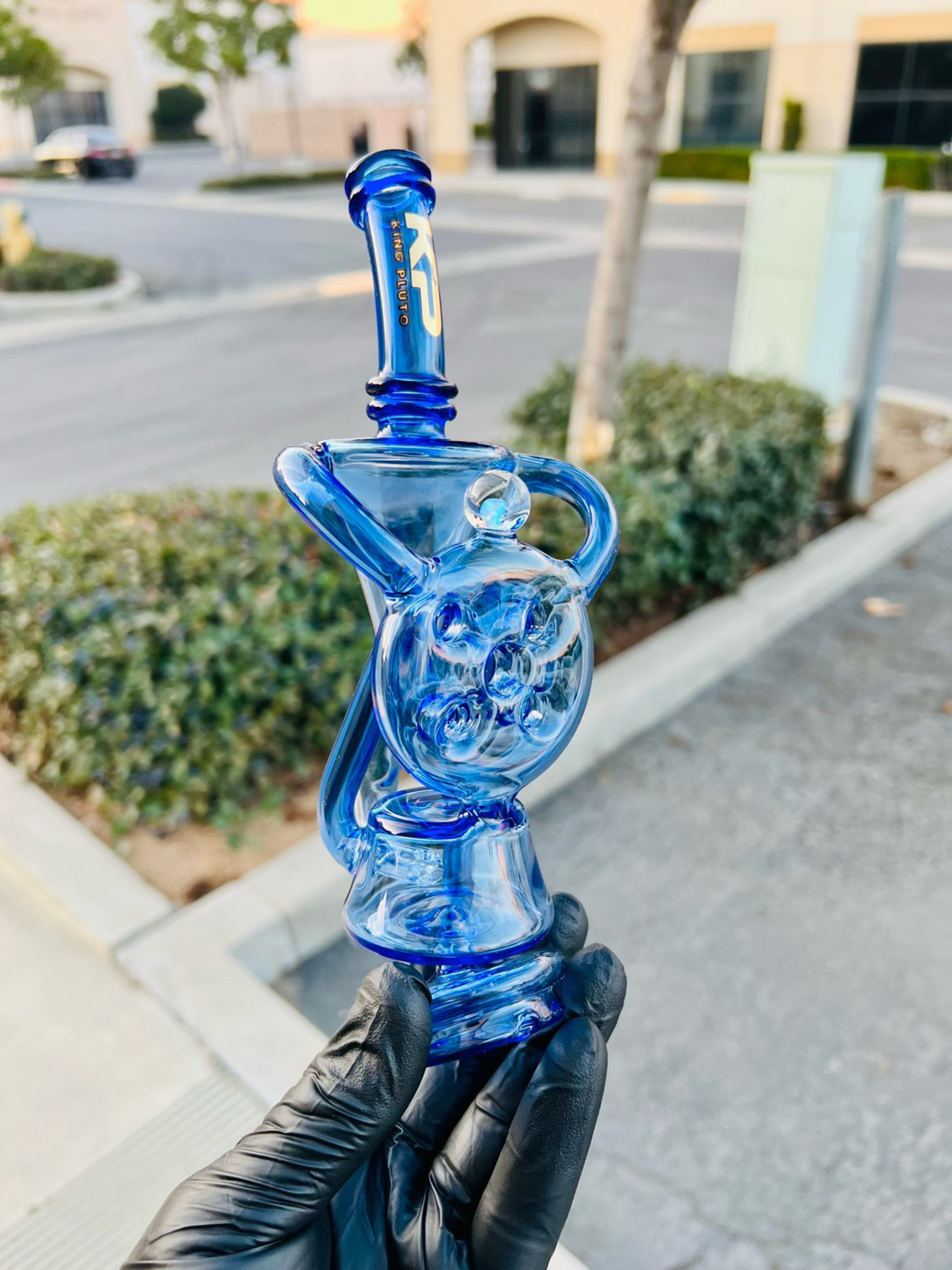 Preview pic of KP Swiss Recycler Puffco Attachment w/ Opal