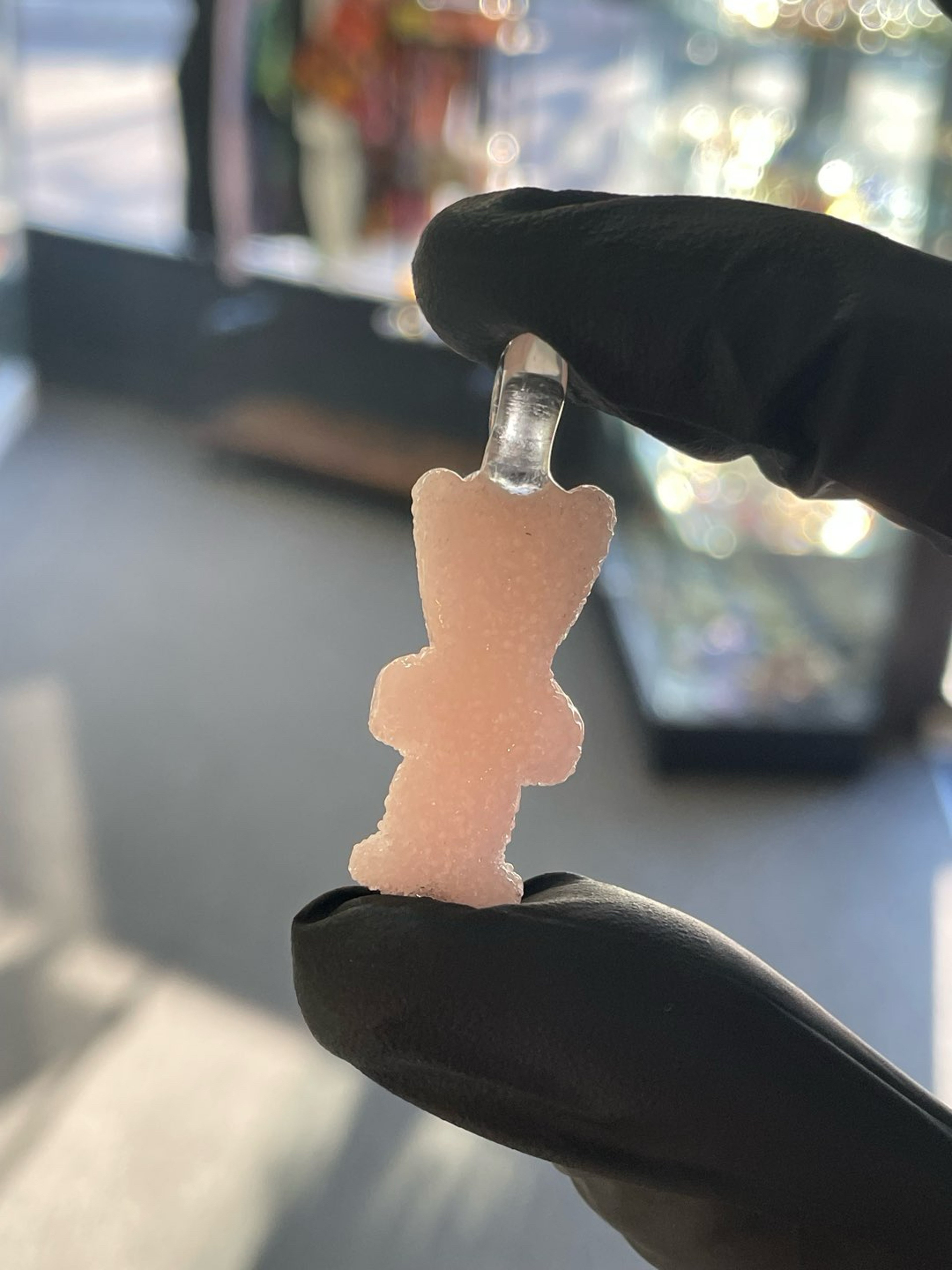 Preview pic of Emperial Glass Sour Candy Pendant Pink