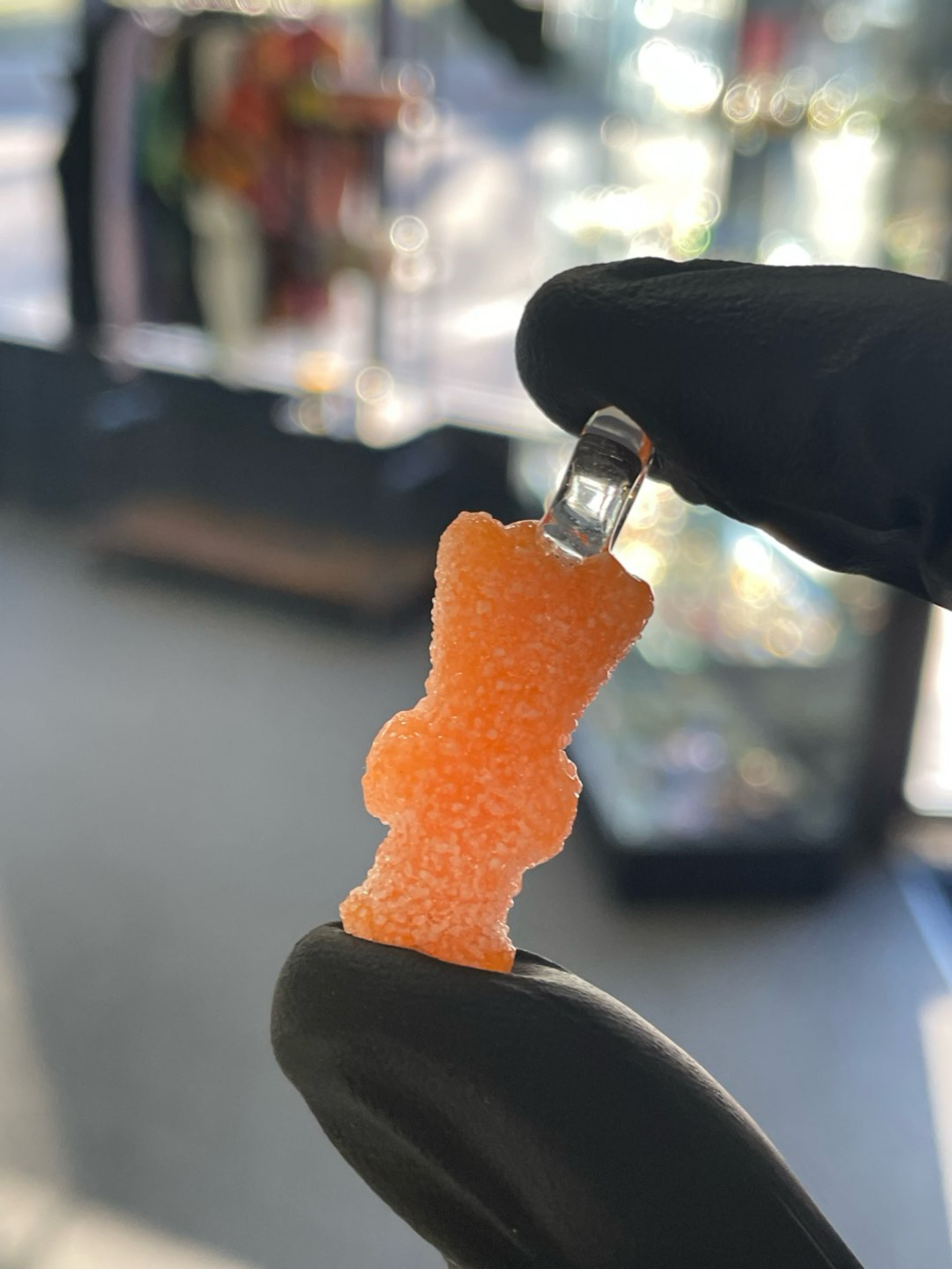 Preview pic of Emperial Glass Sour Candy Pendant Orange