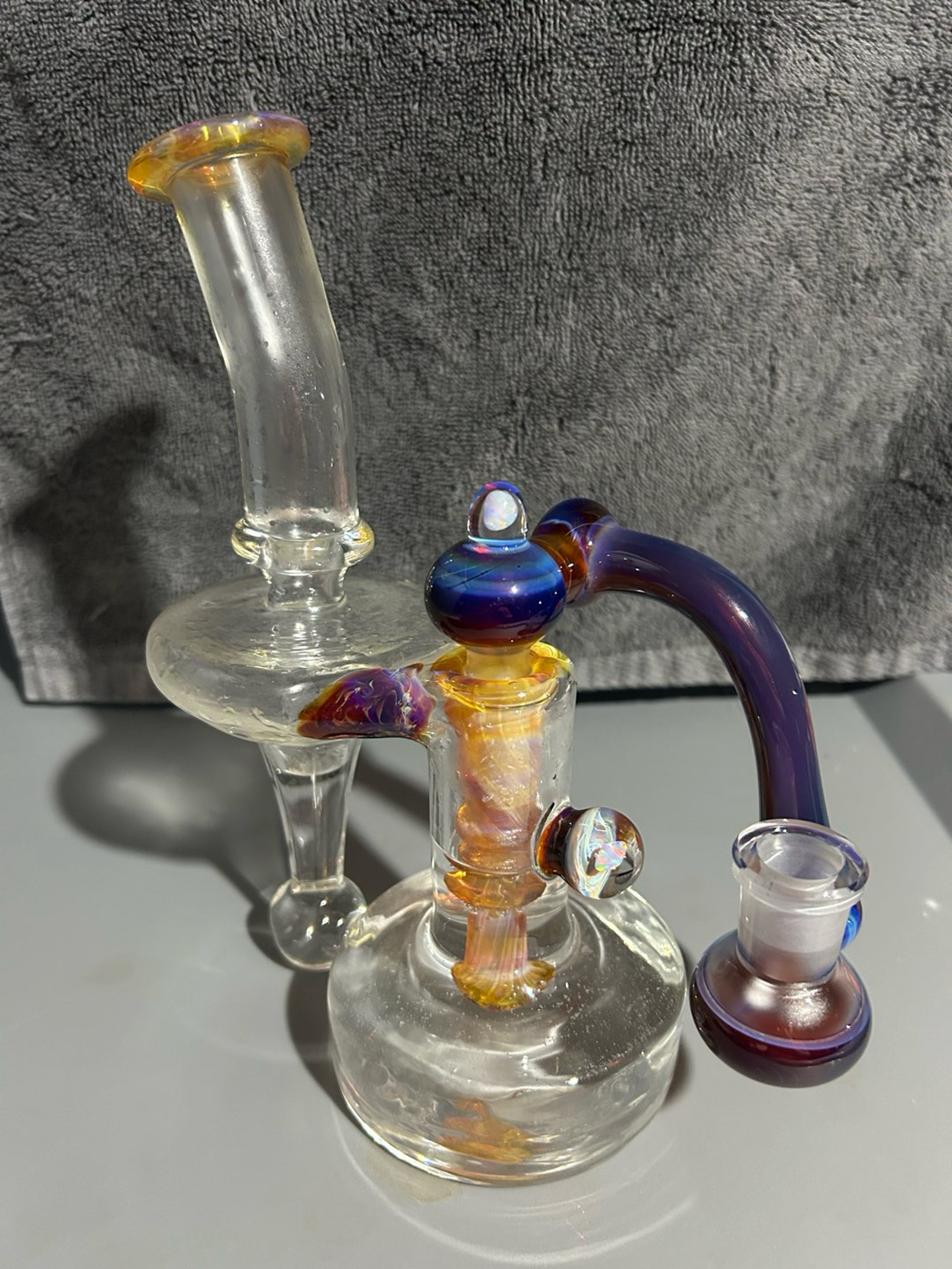 Preview pic of OJ Glass RBR + Rick Bird Berry 14mm dropdown FREE SHIPPING