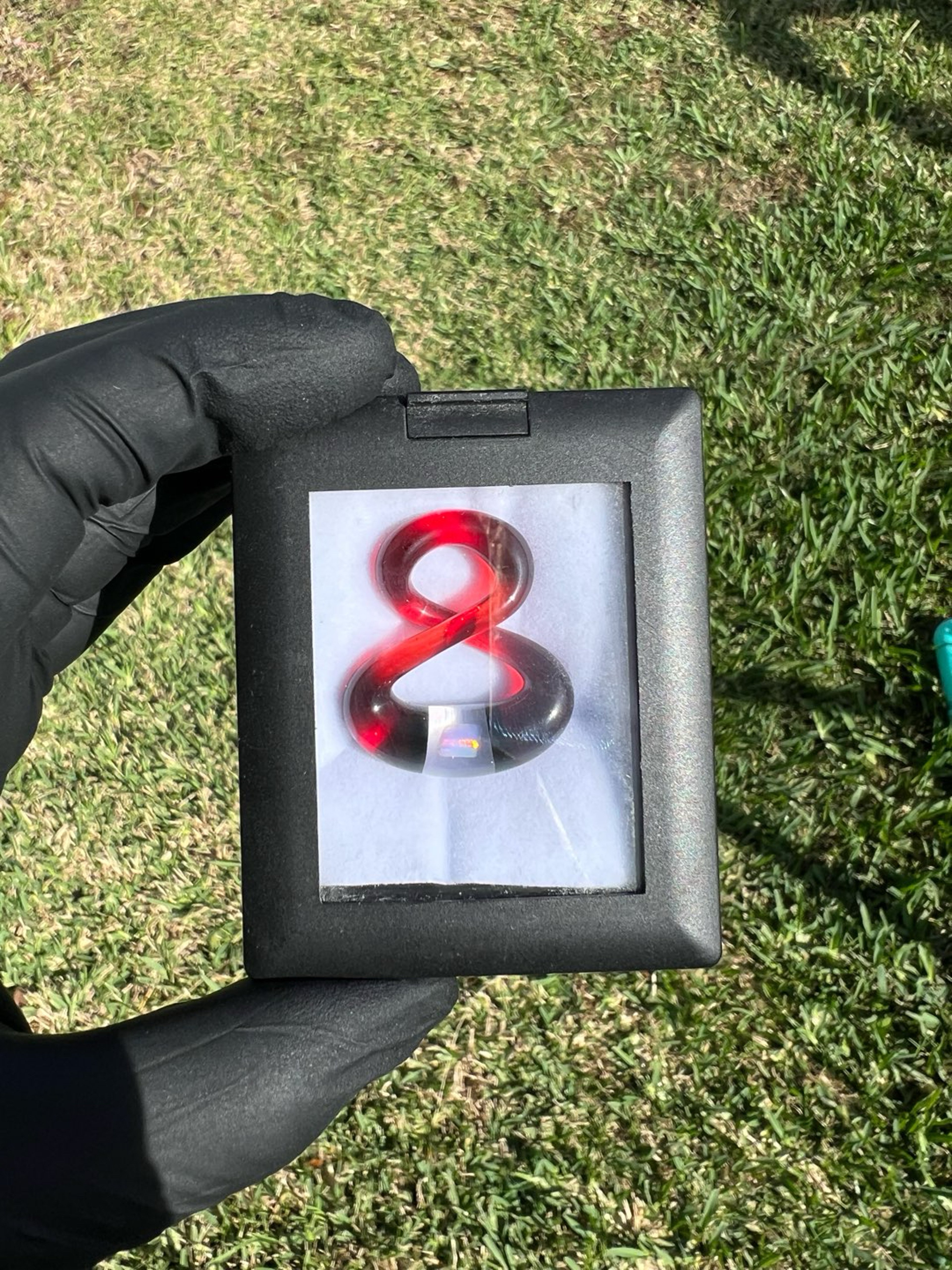 Preview pic of Natey Love - Infinite Color Series Pendant #54 Pomegranate Northstar