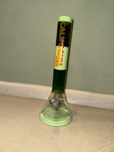 Preview pic of California Beaker Company Slyme / Dark Green / Clear Beaker