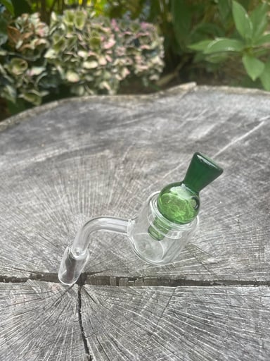 Preview pic of Green Handblown Bubble Cap