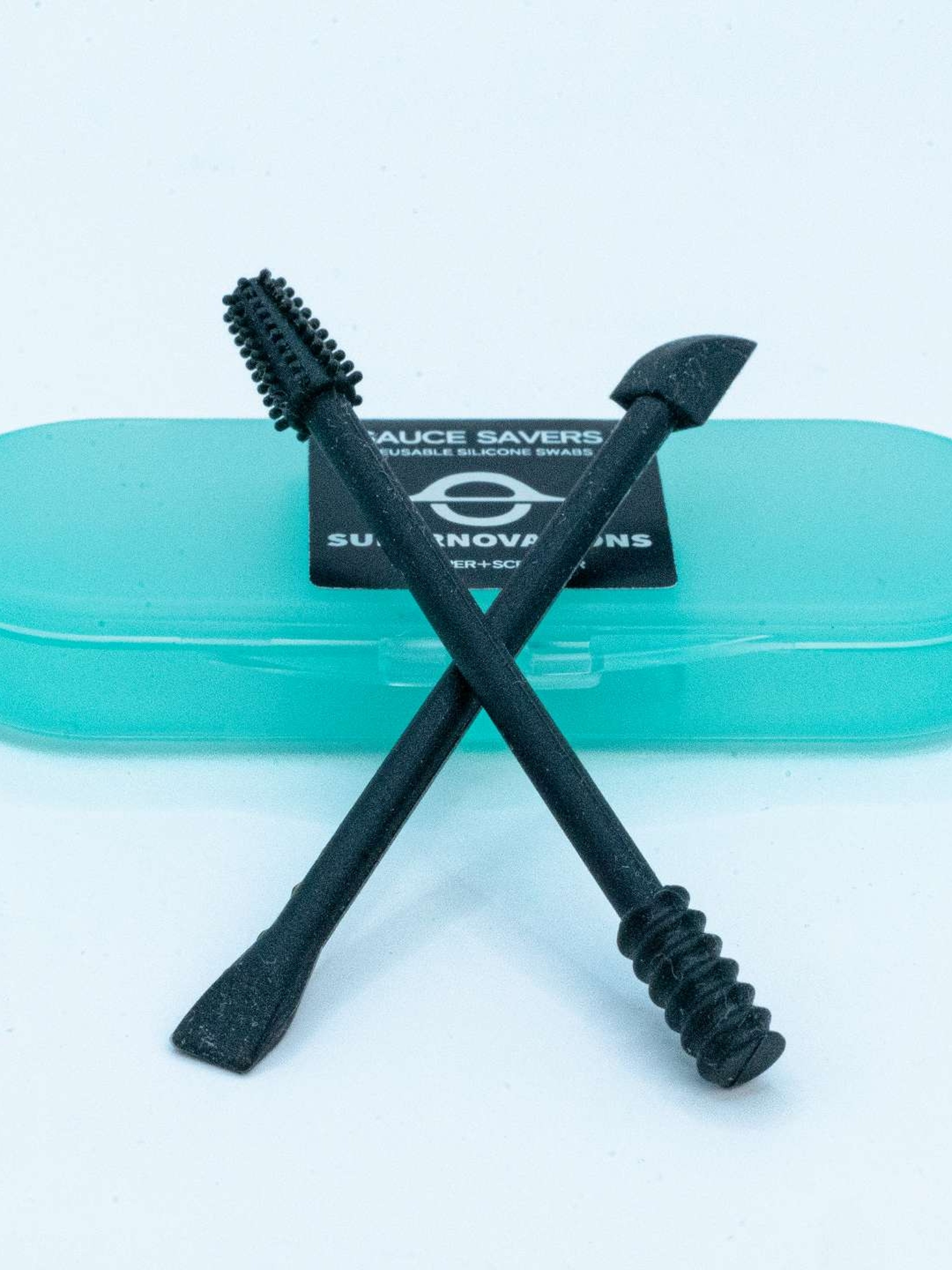 Preview pic of Sauce Savers : Reusable Silicone Swabs (Cleaning Tools)