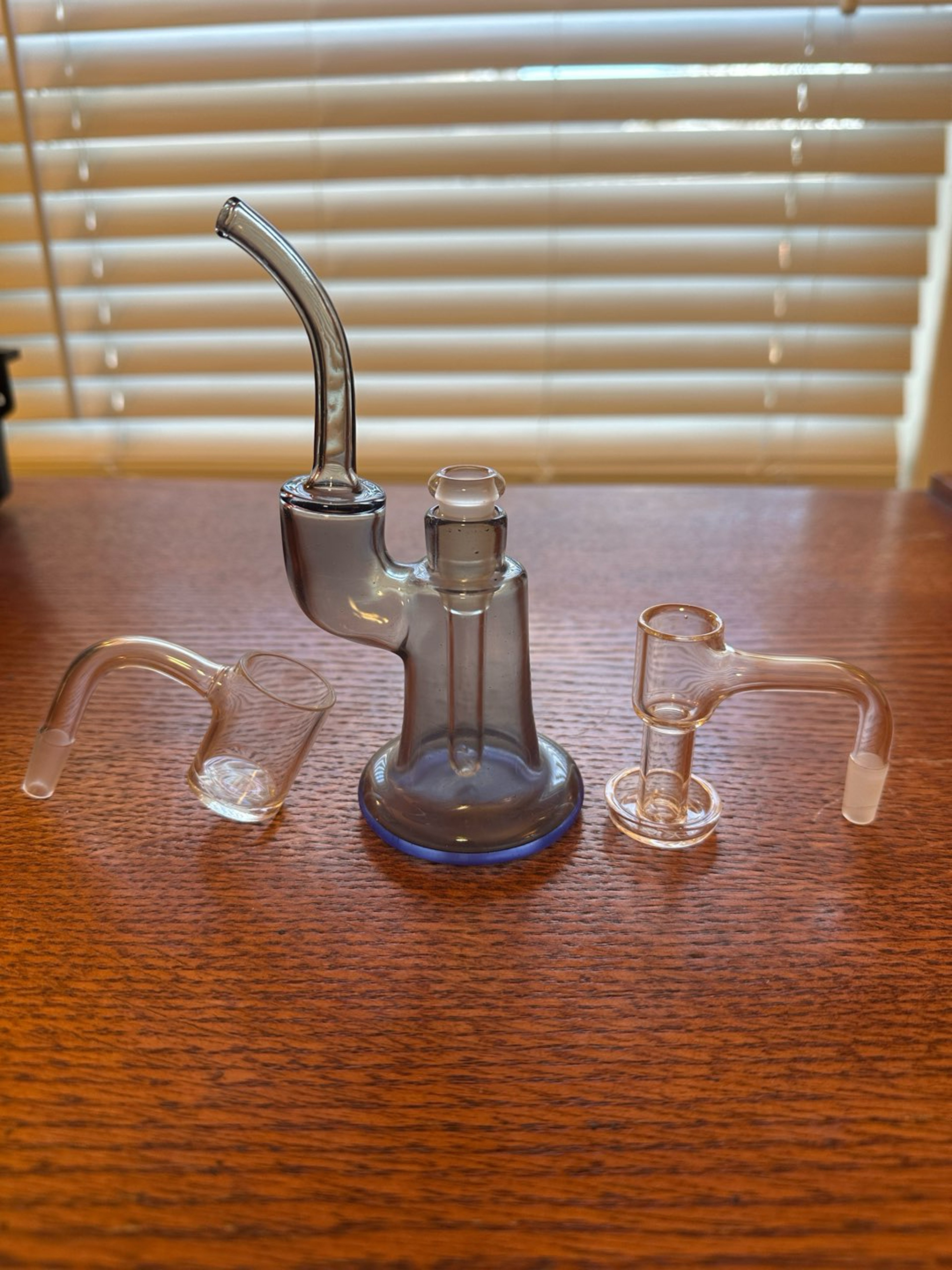 Preview pic of Emerald OG Full Color Mini Trubbler w/ case, banger, slurper