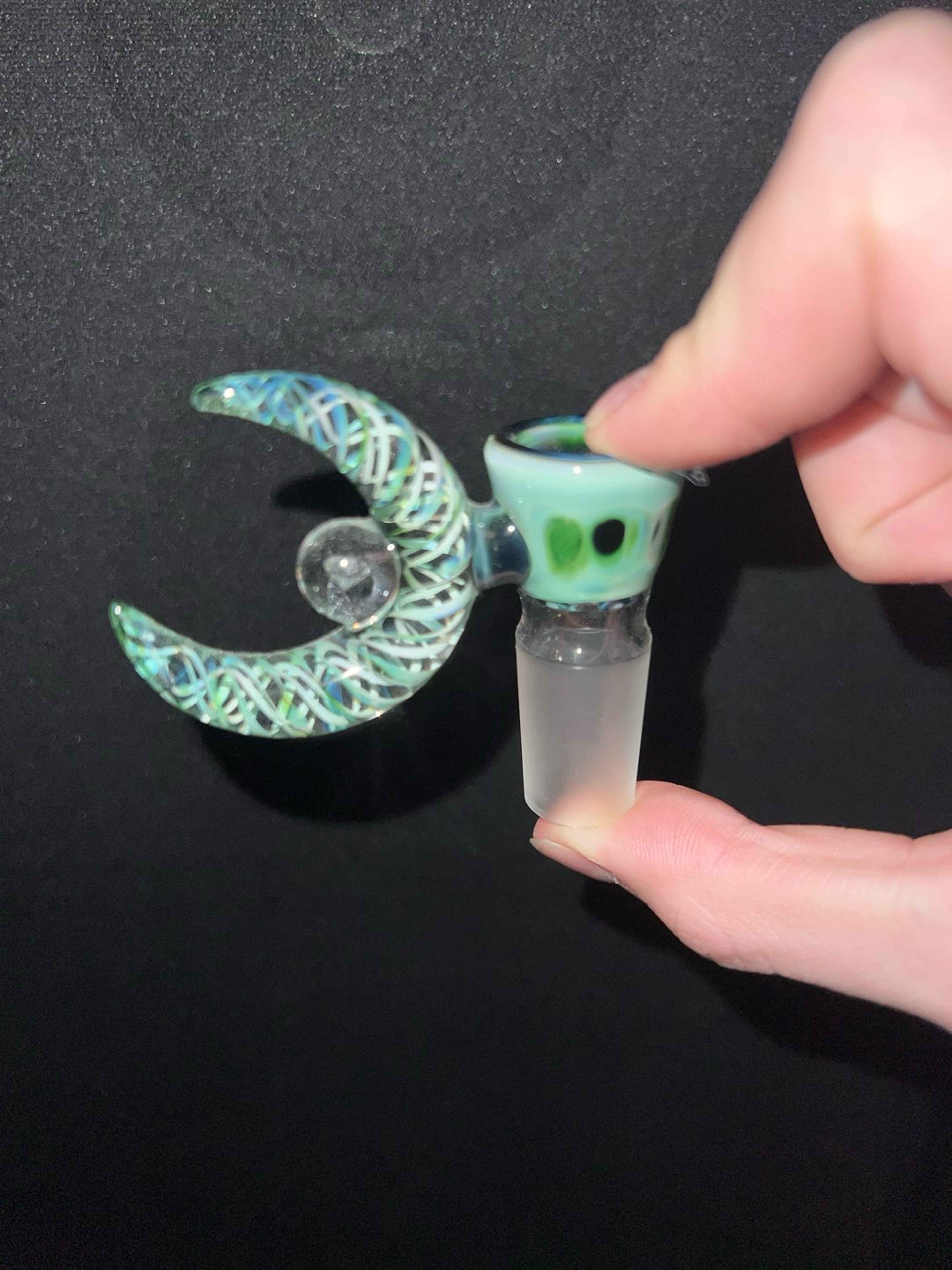 Preview pic of Diamond inlay retti mollo crescent slide