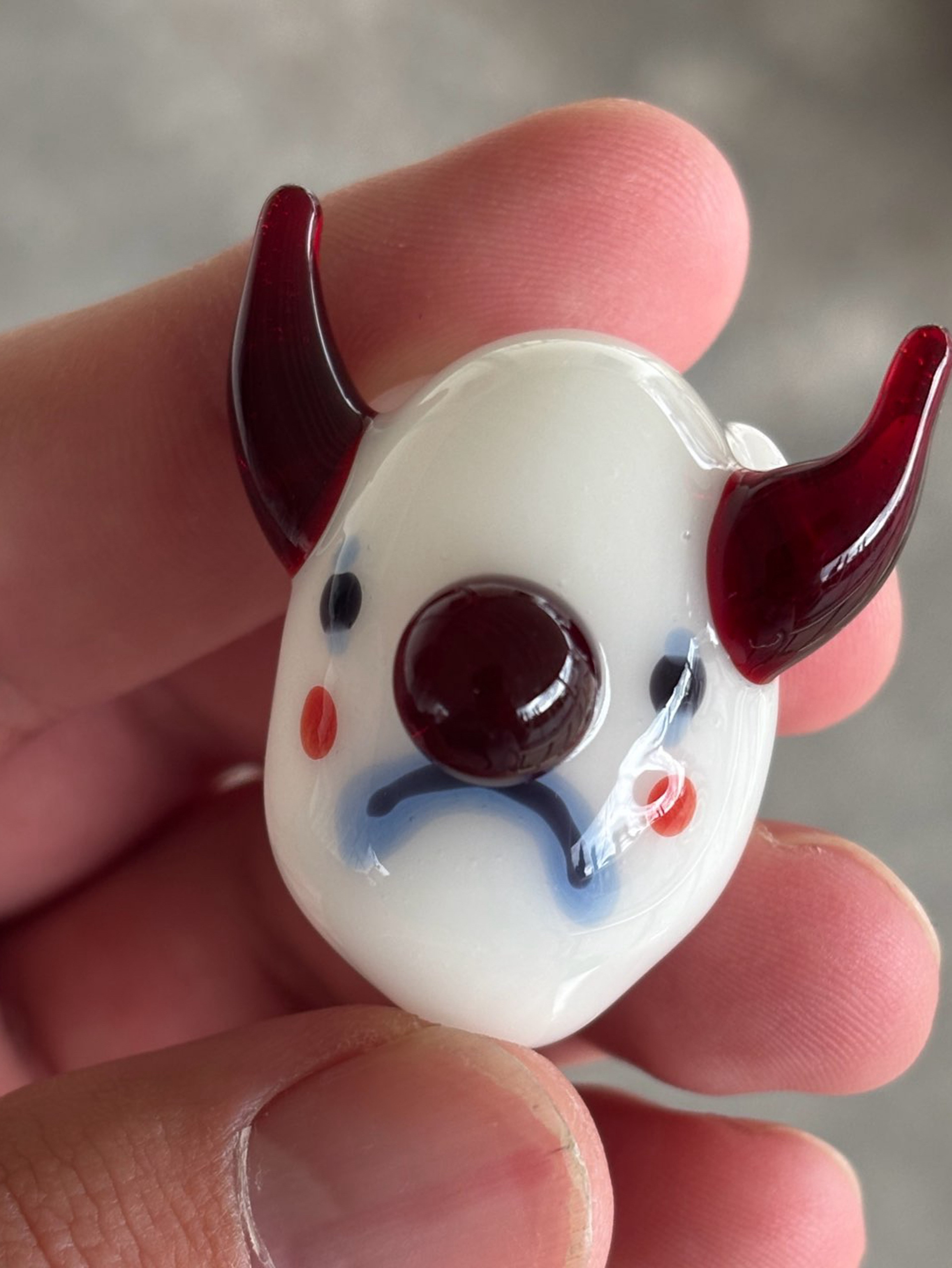 Sad Clown Hollow Pendant image 0