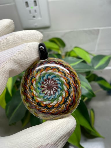 Preview pic of Sic Glass Zanfirico Latticello Pendant