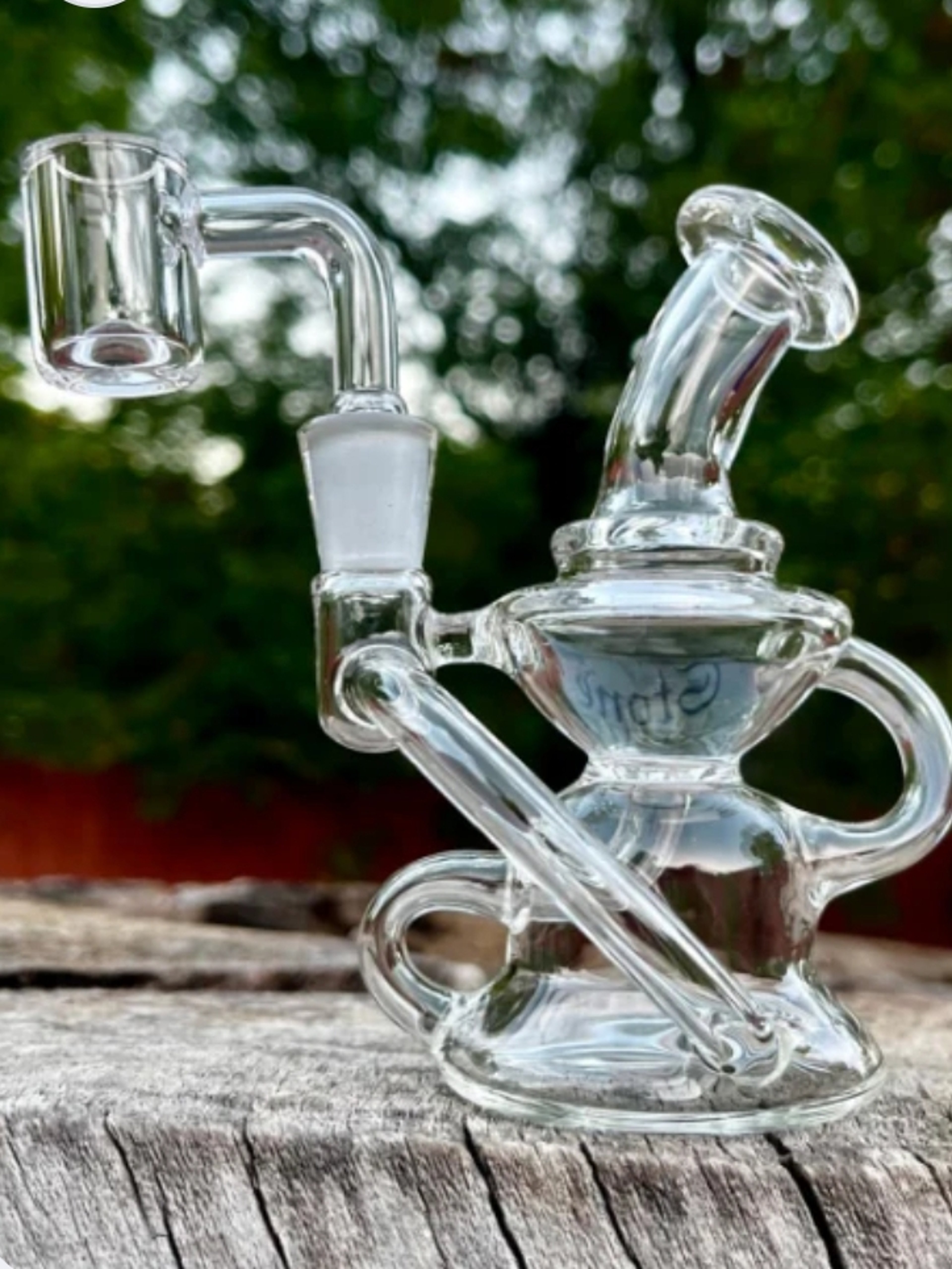 Preview pic of Mini Stone Multi-Recycler Rig for Smooth Hits
