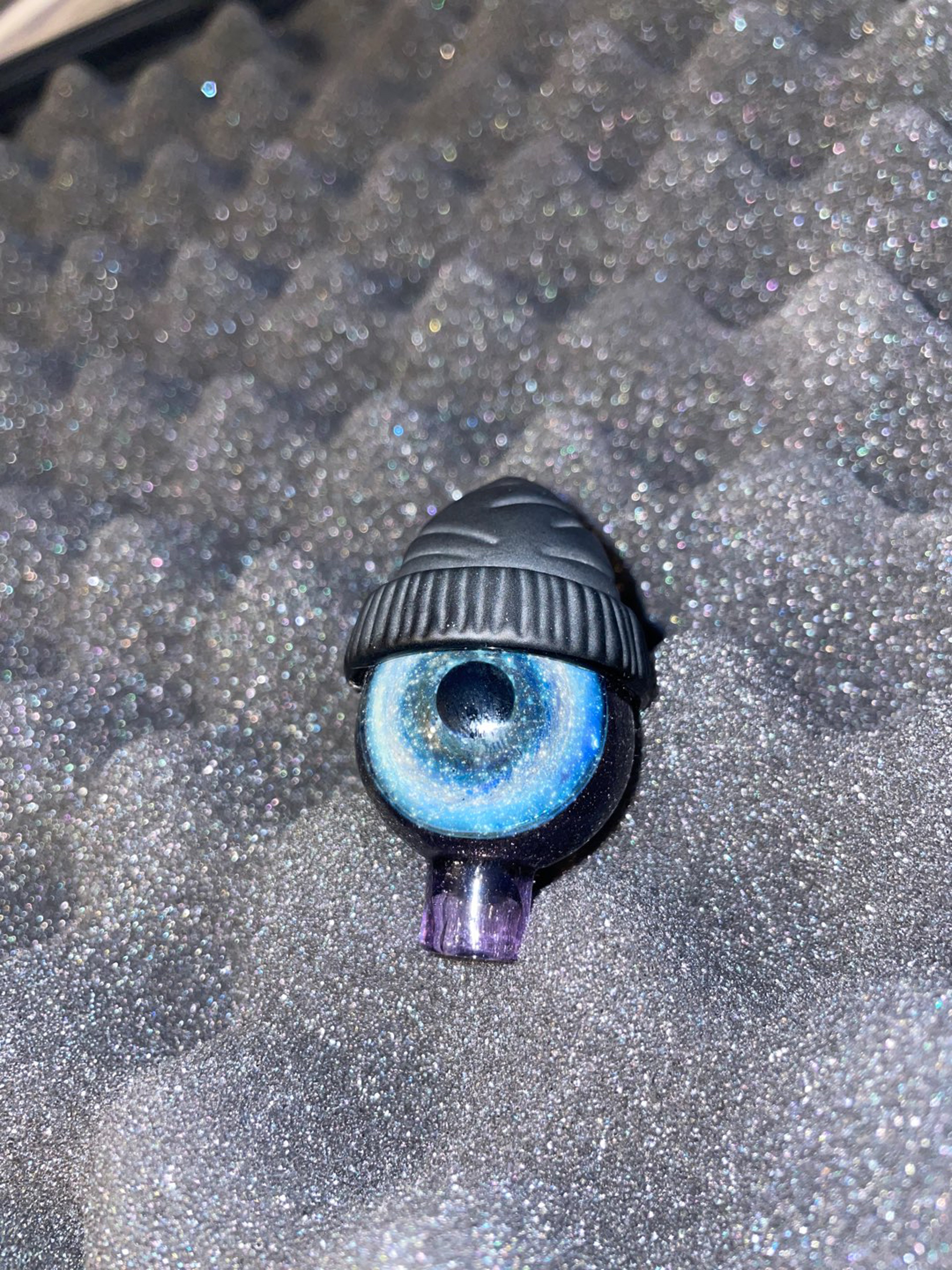 Preview pic of Junkie glass eye beanie bubble cap