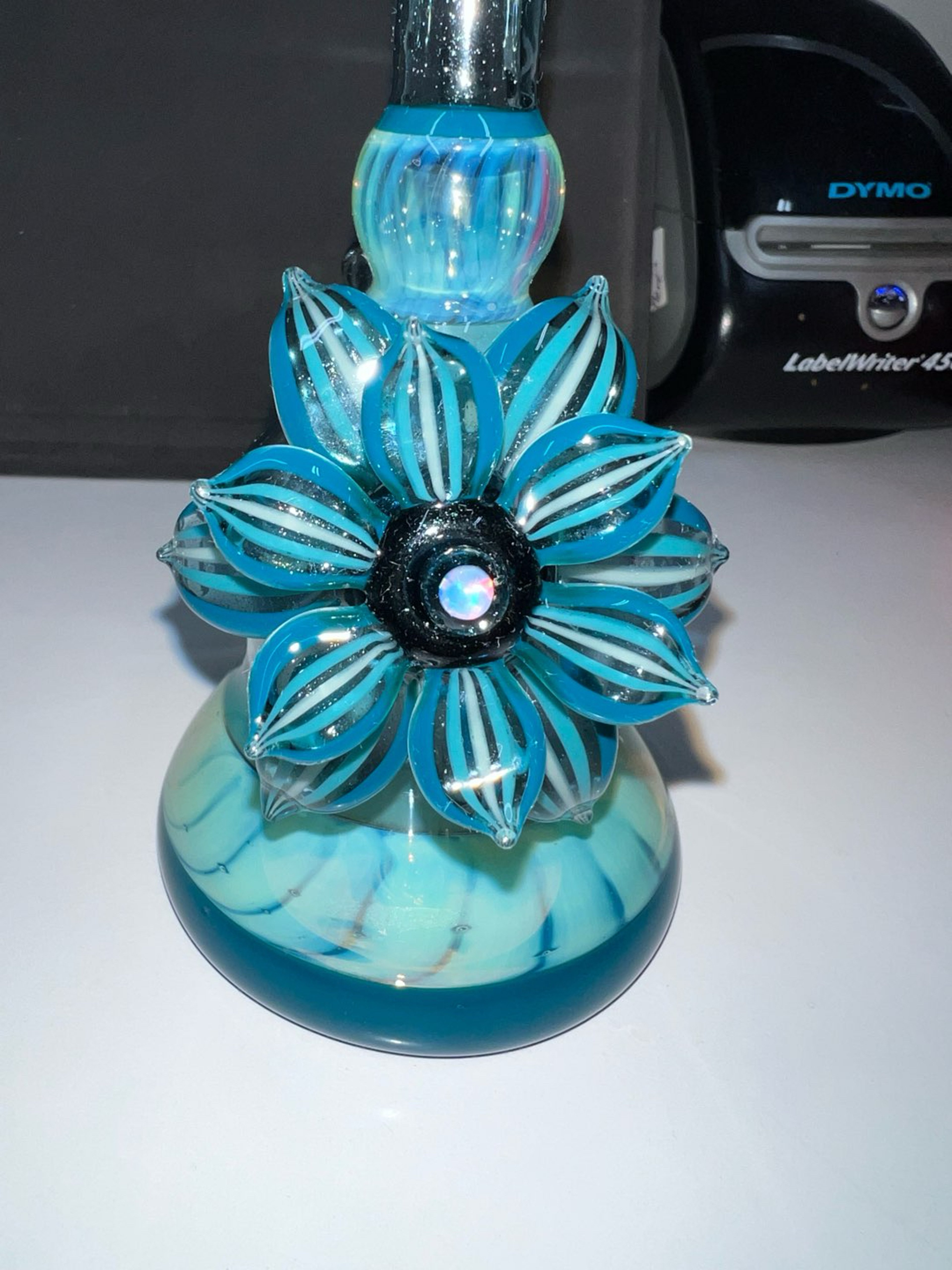 Preview pic of Stardust Free Spinning Flower by Mars Glasswork
