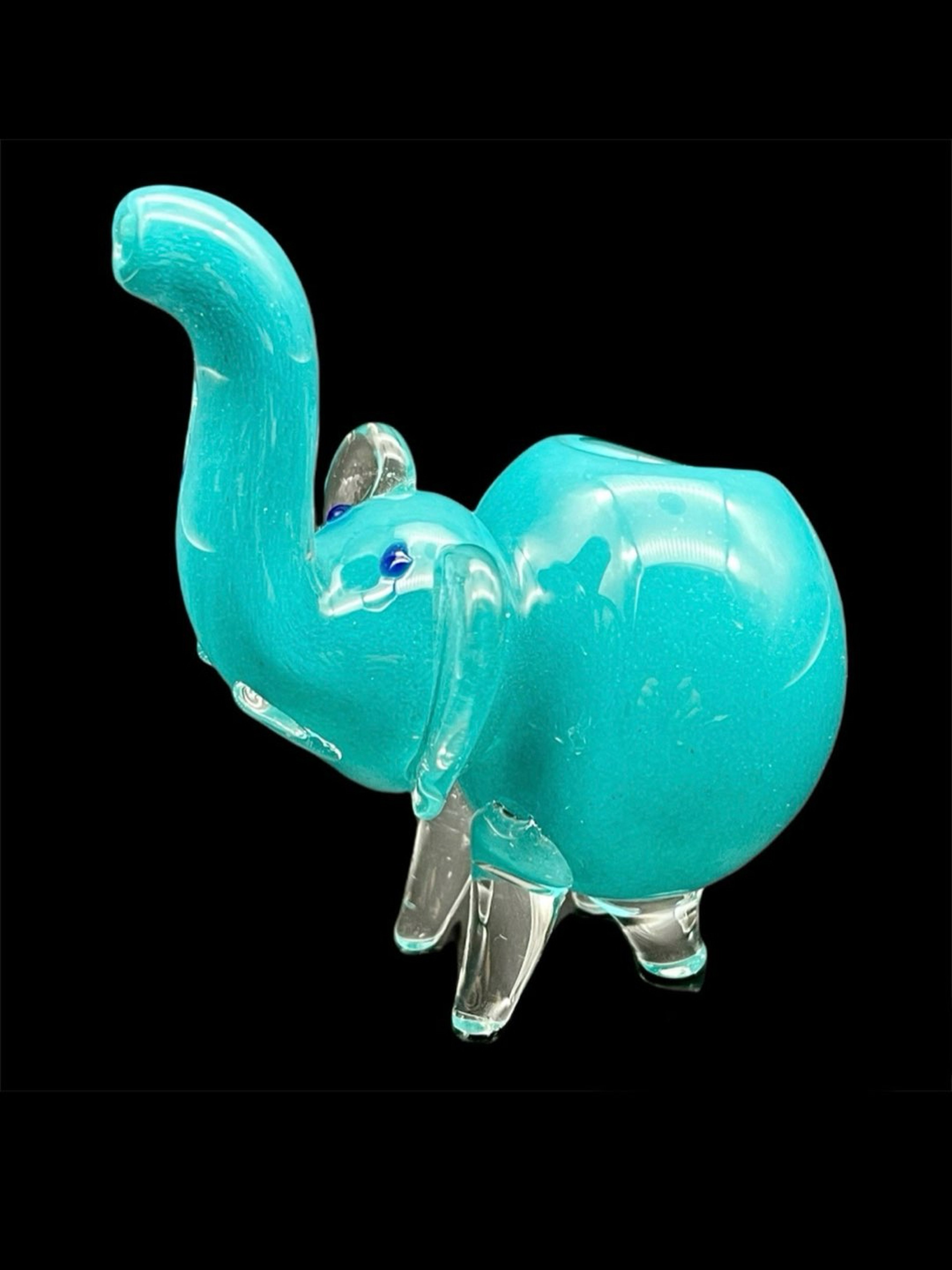 Preview pic of Blue Elephant Glass Pipe