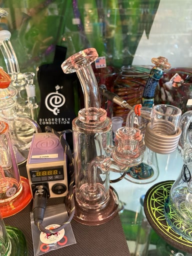 Preview pic of Disorderly Conduction E-Nail basic kit Brand New comes with device and 25mm Quartz banger