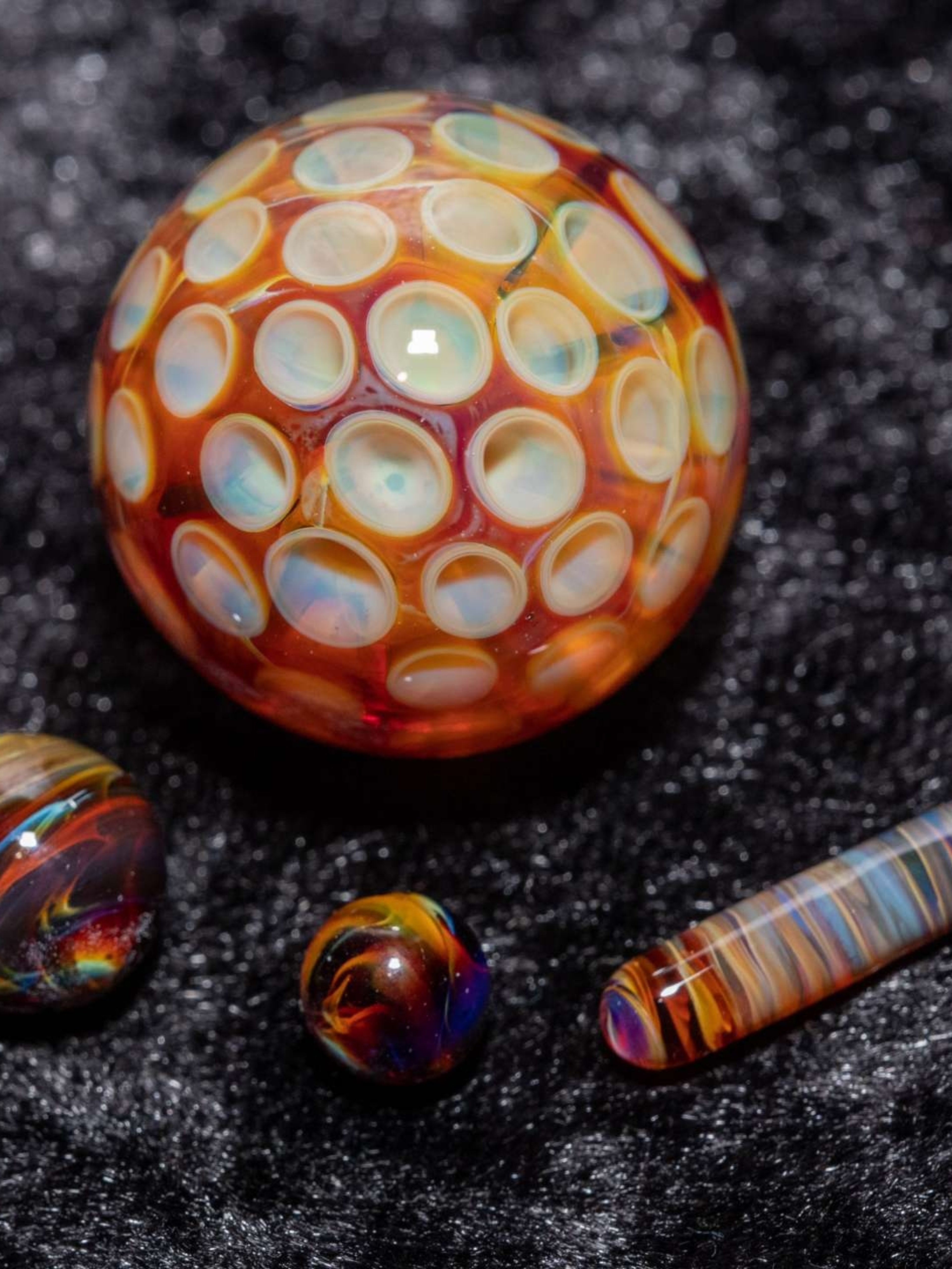 Preview pic of Queen Bee Honeycomb Slurper Set (4 Piece)