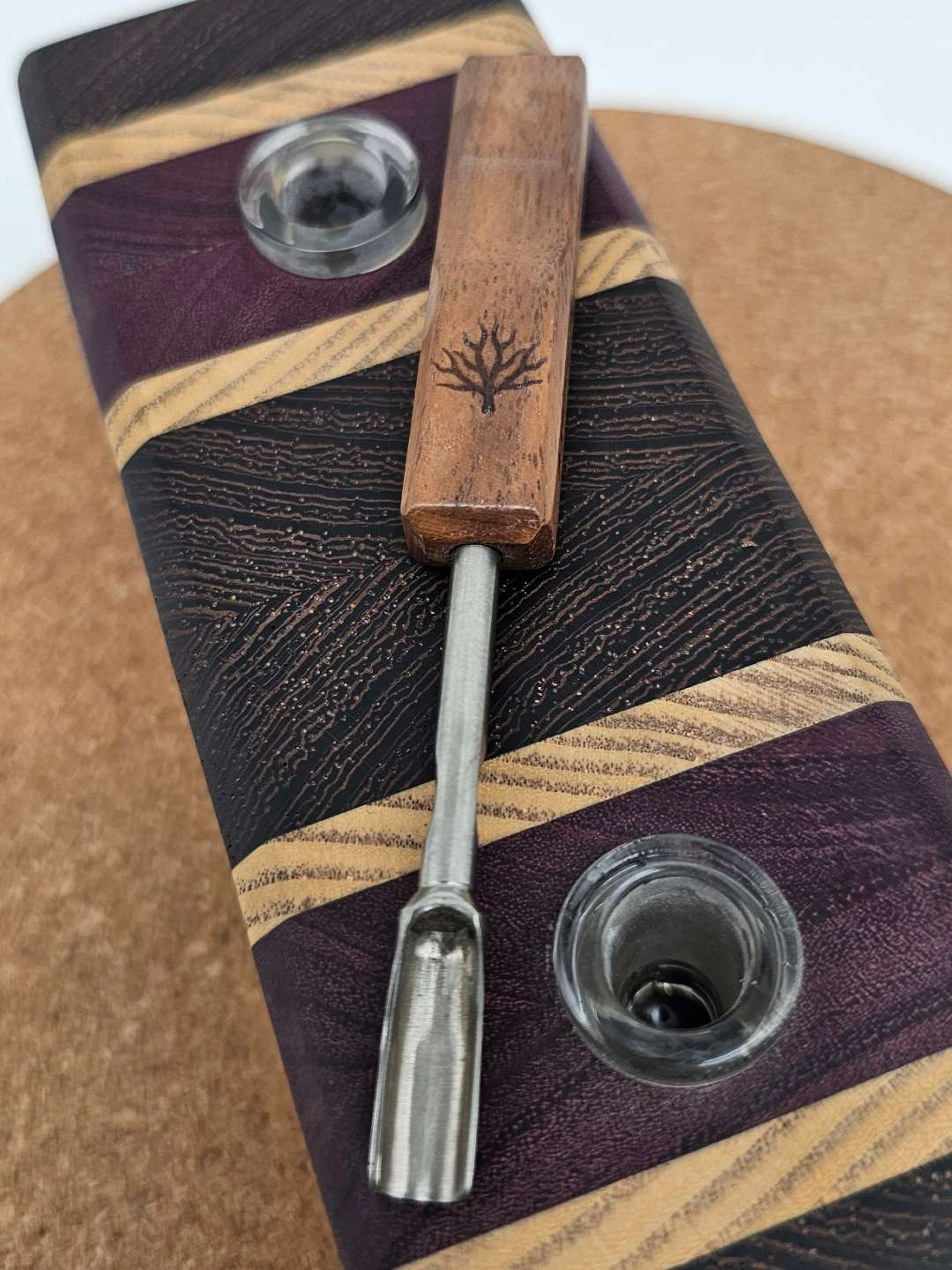 Walnut mystic timber scoop dabber image 0