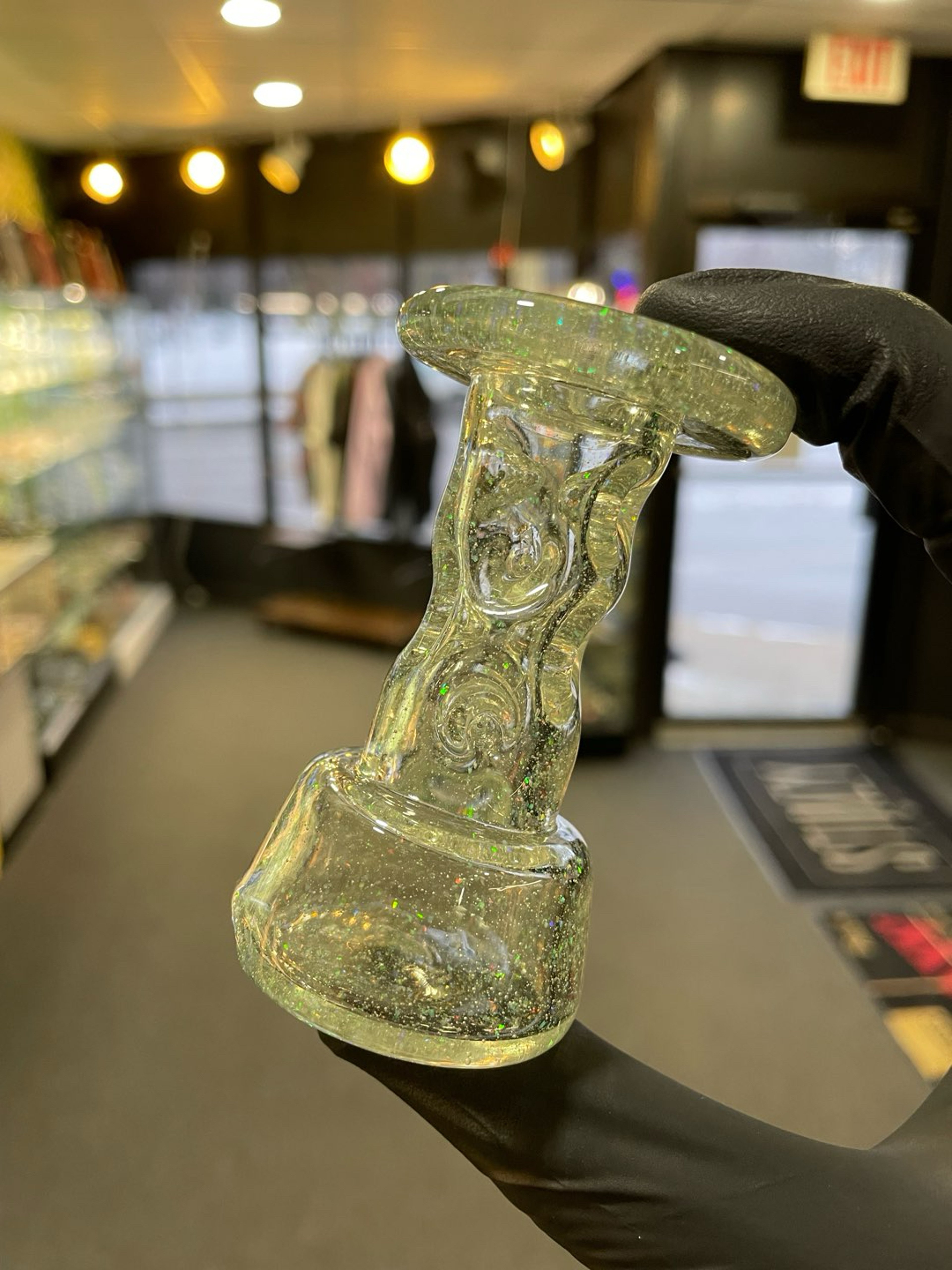 Preview pic of Durin Glass Dry Cooling Tower Crushed Opal Clear/Green