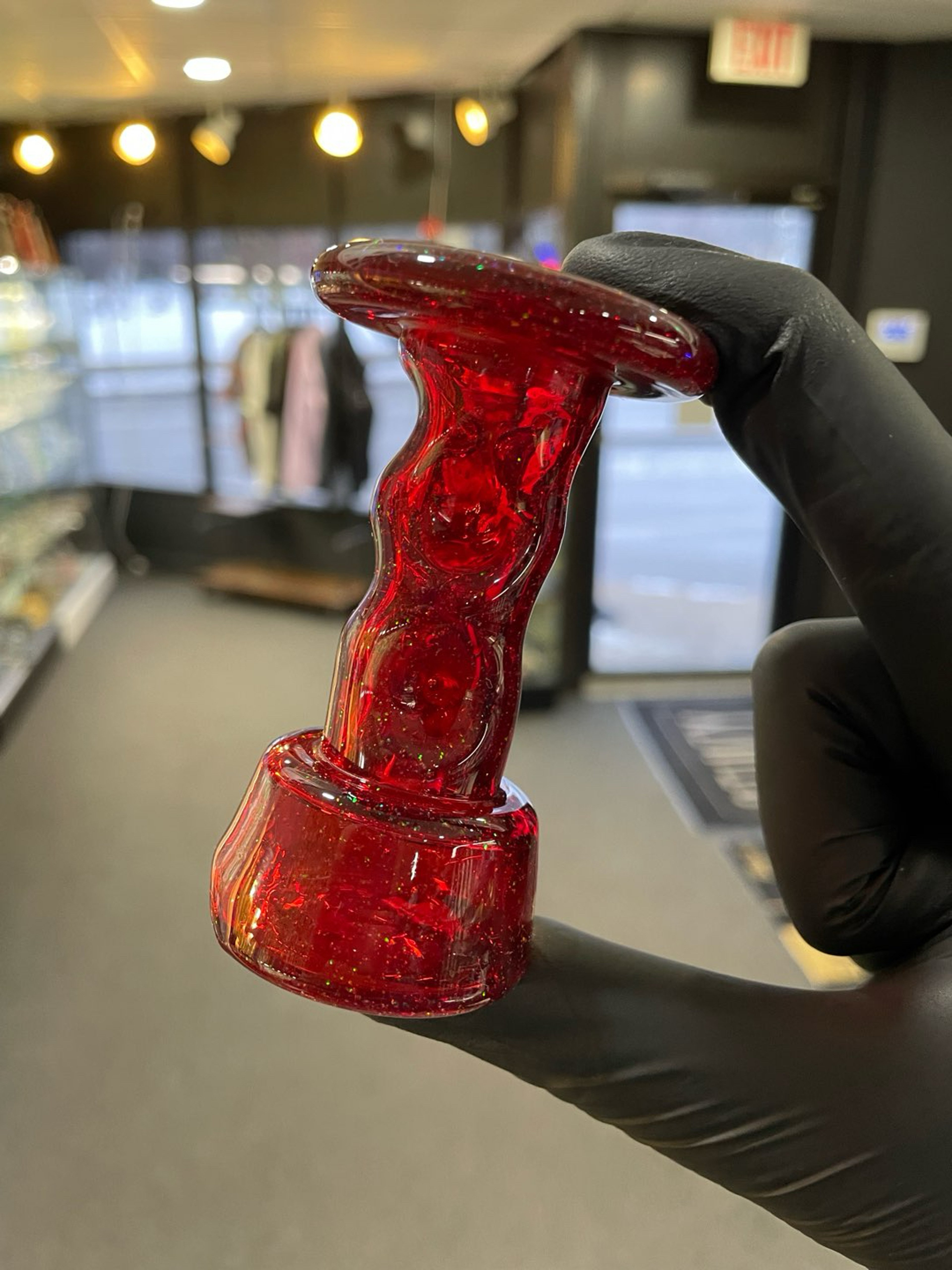 Preview pic of Durin Glass Dry Cooling Tower Crushed Opal Red