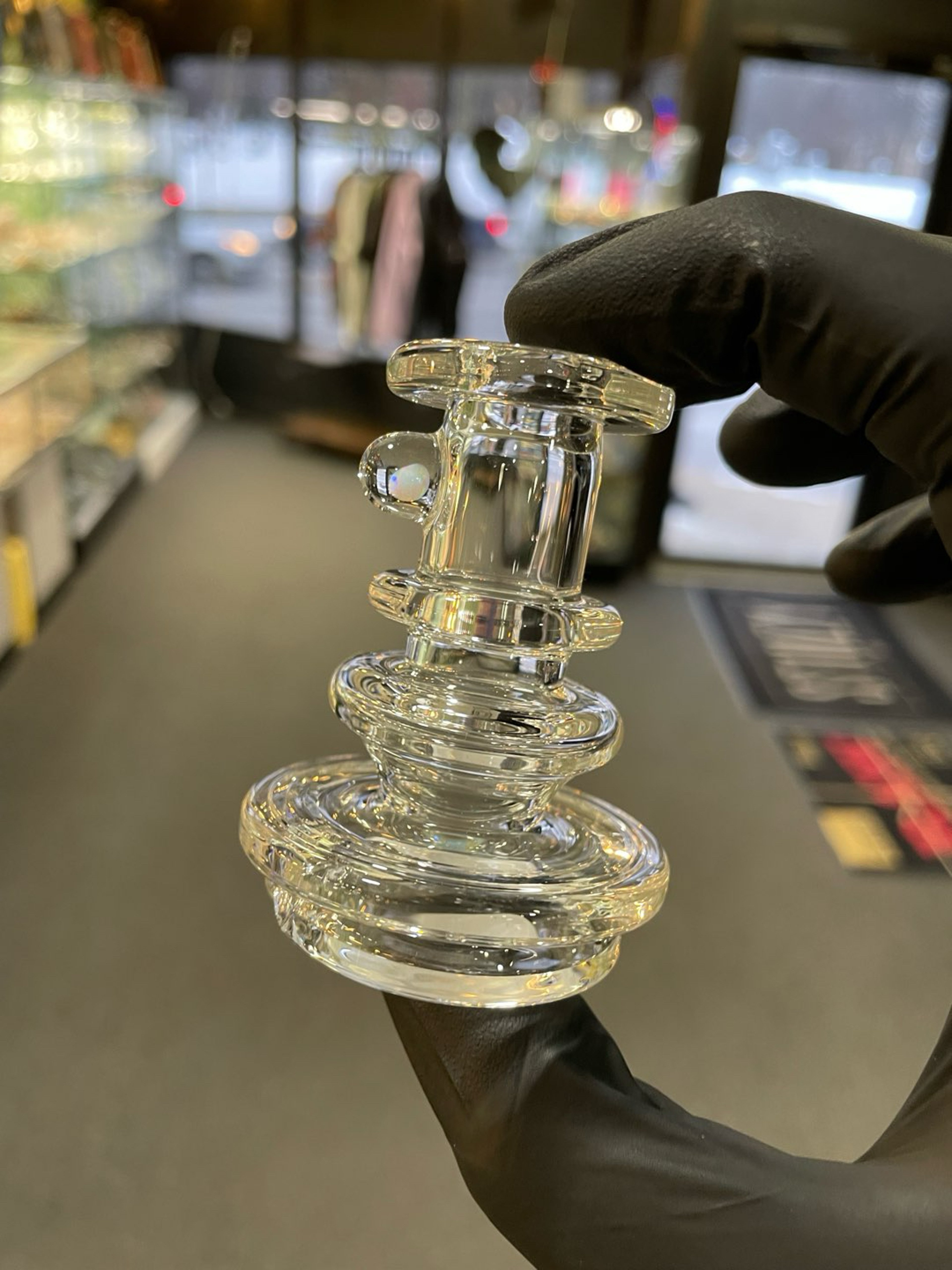 Preview pic of Charlie Shaw Puffco Dry Top Clear w/Opal