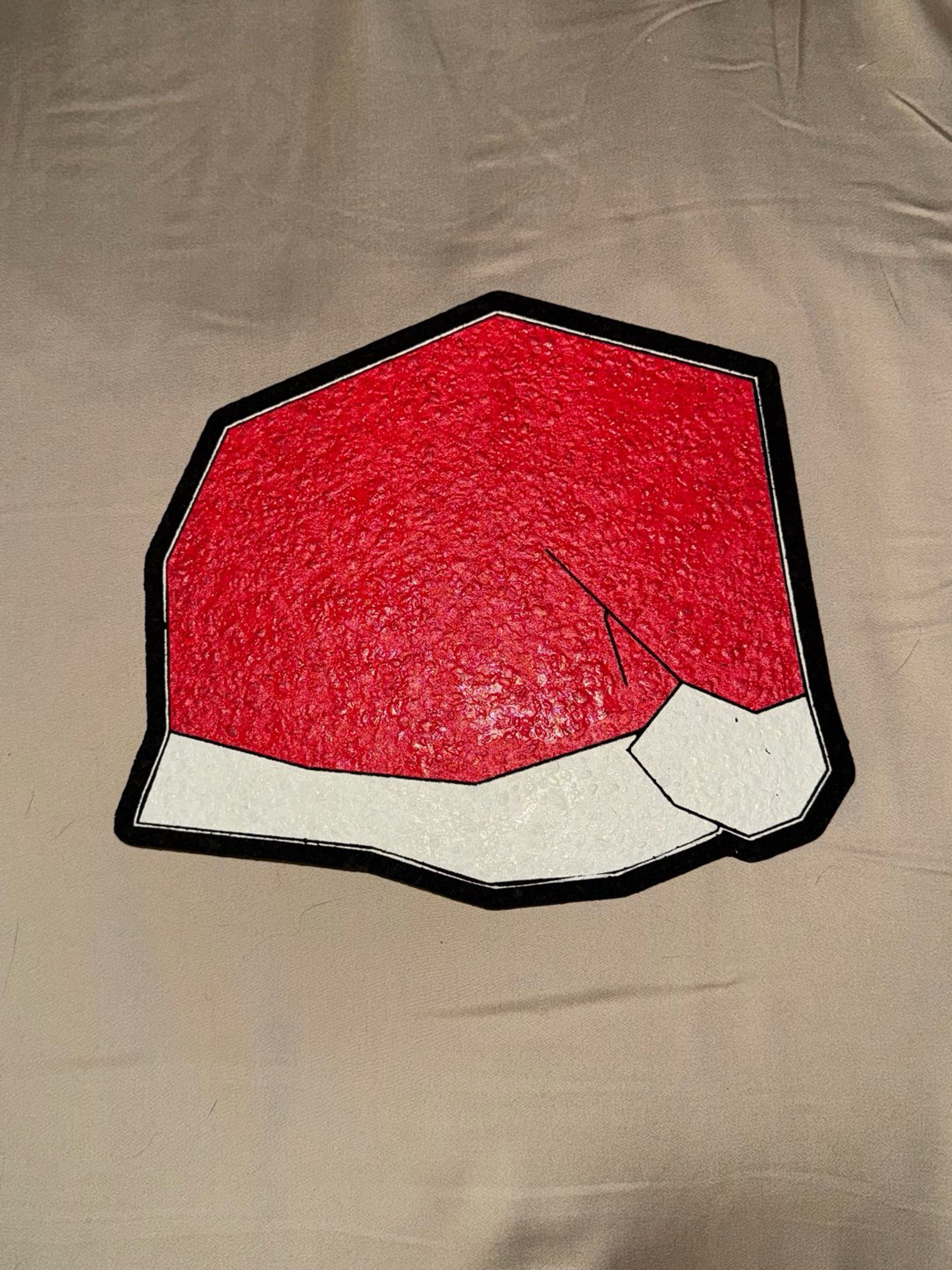 Preview pic of Old school RuneScape Santa hat full uv with hidden glow