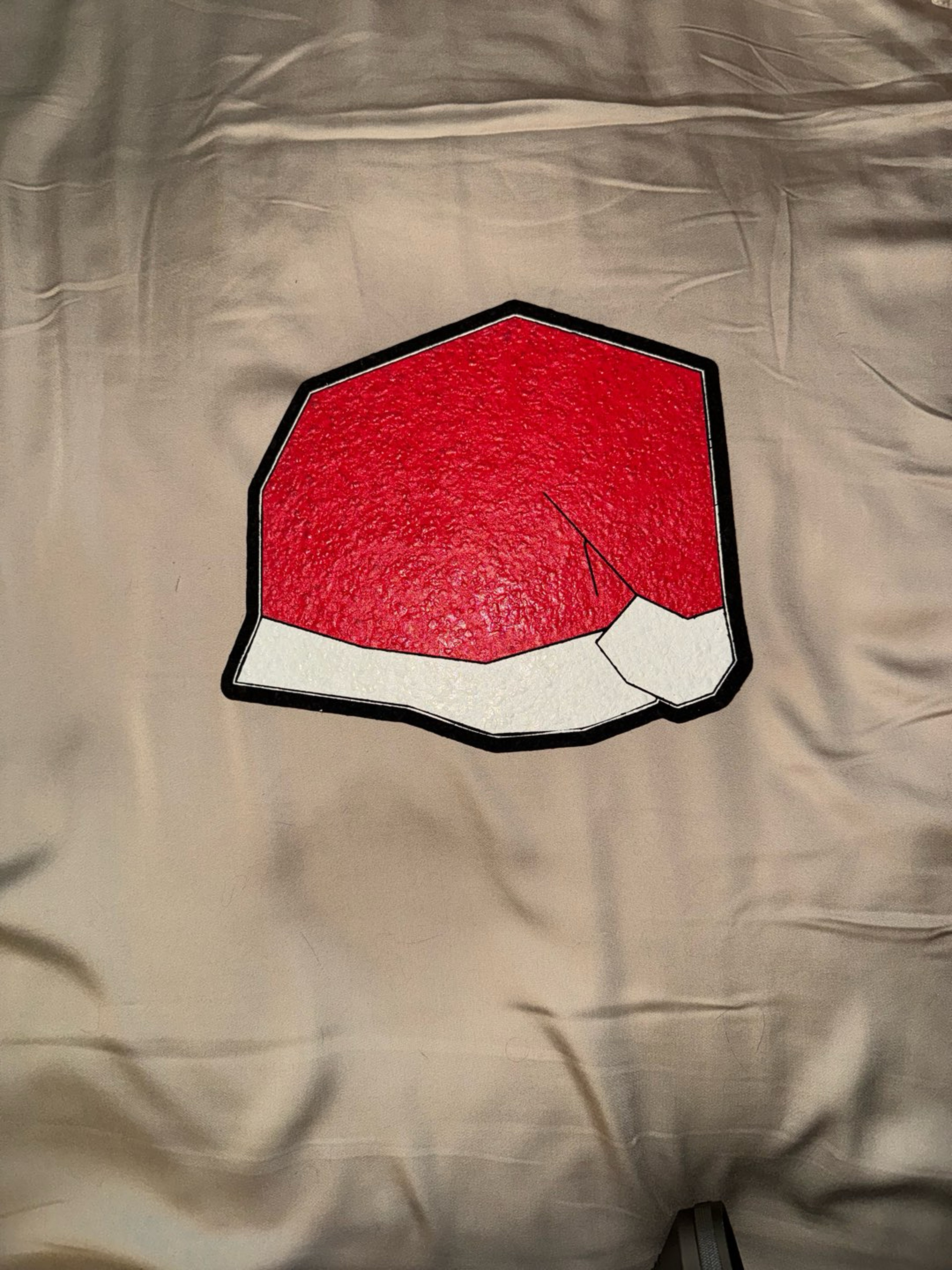 Preview pic of ARTIST PROOF Old school RuneScape Santa hat full uv glow