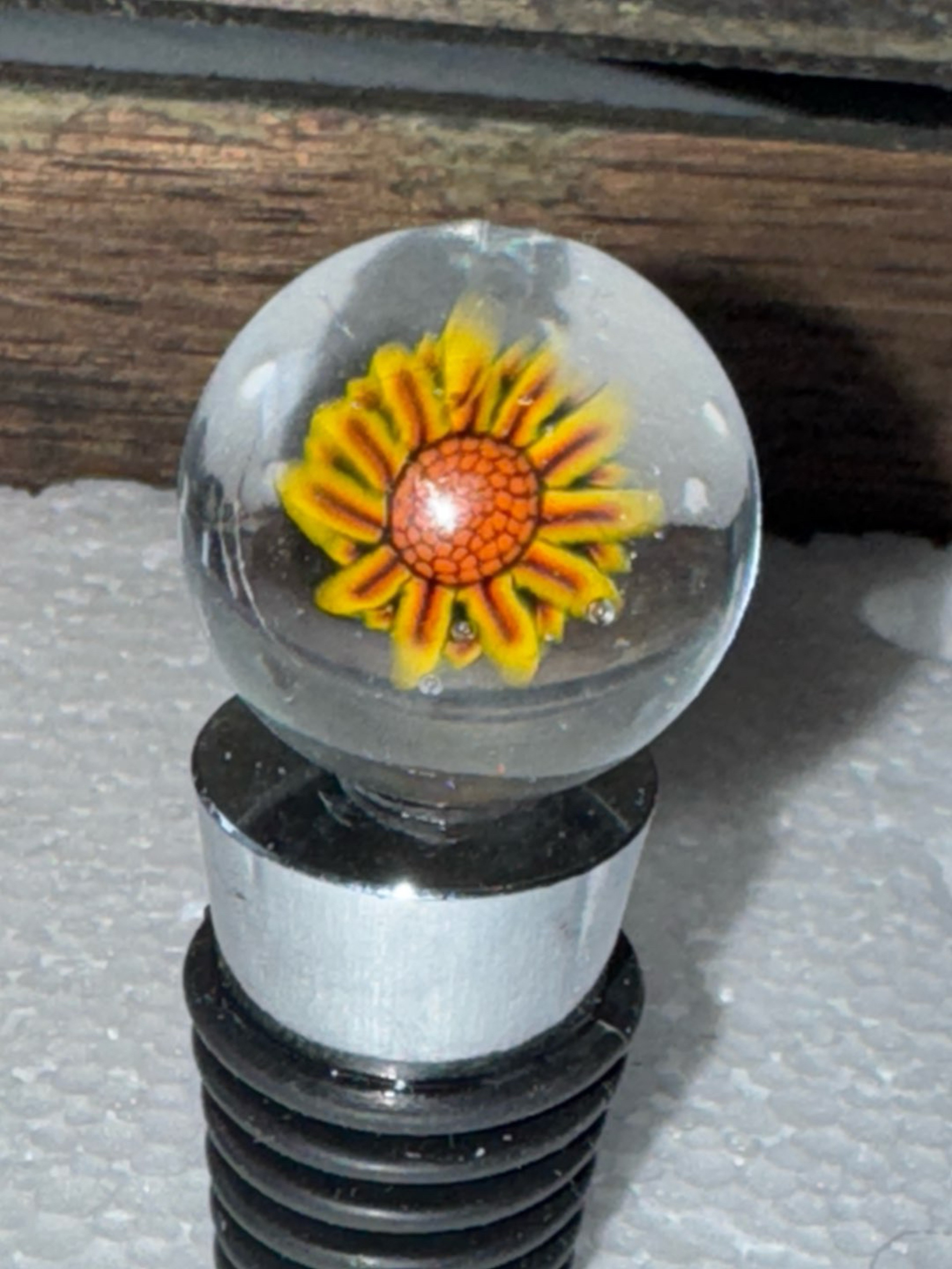 Preview pic of Sunflower bottle stopper