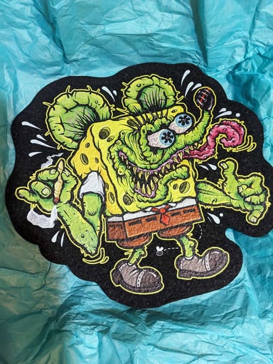 Preview pic of Scumbag Square Fink SpongeBob Moodmat never used 10/10