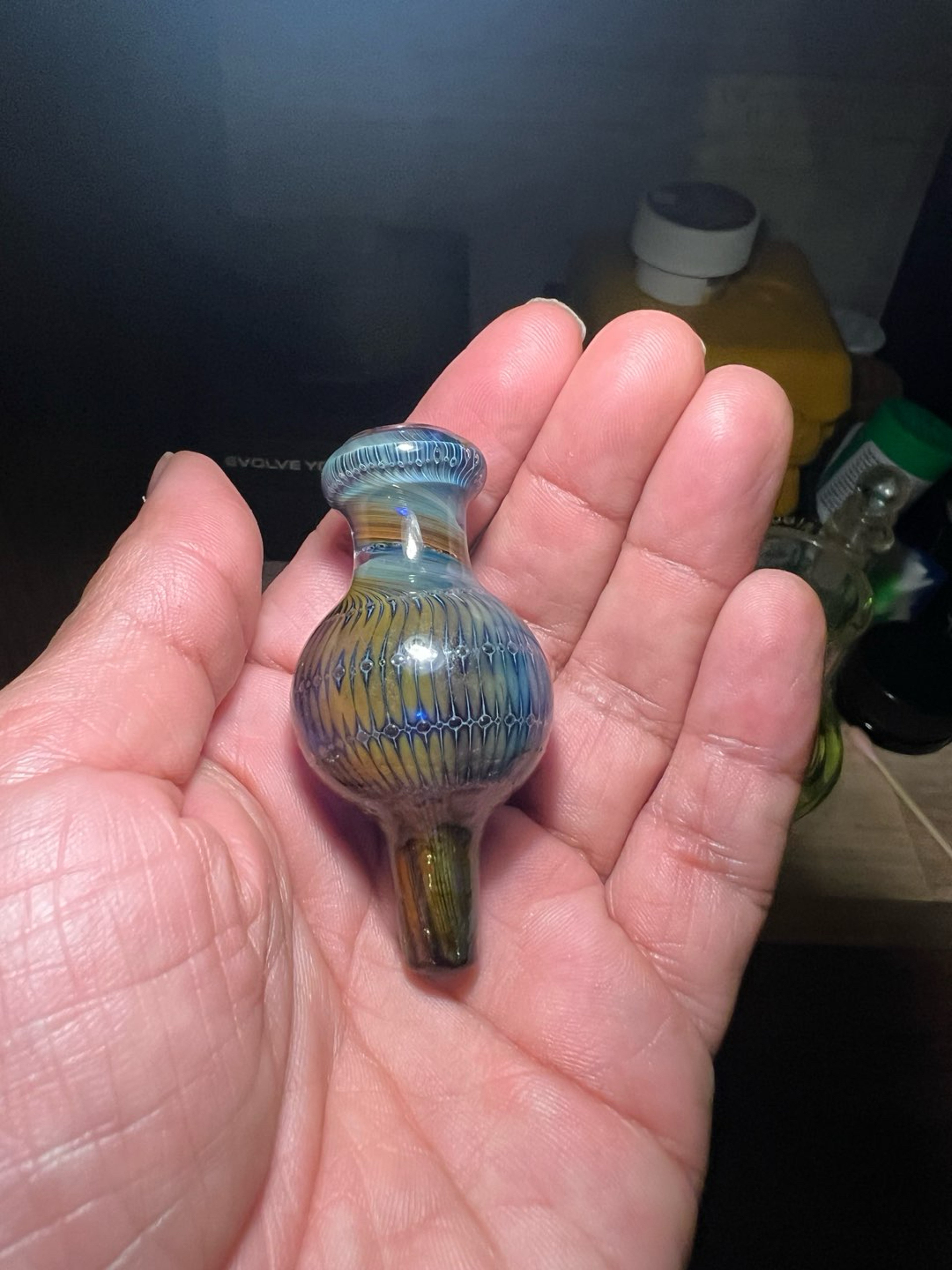 Preview pic of 🌅Sand spirit 30mm xl fumed bubble cap