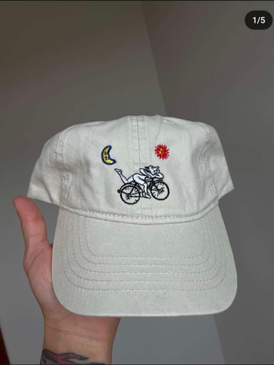 Preview pic of 🚴‍♂️ Custom Embroidered Hat by @allmyhatsaredead 🚴‍♂️
