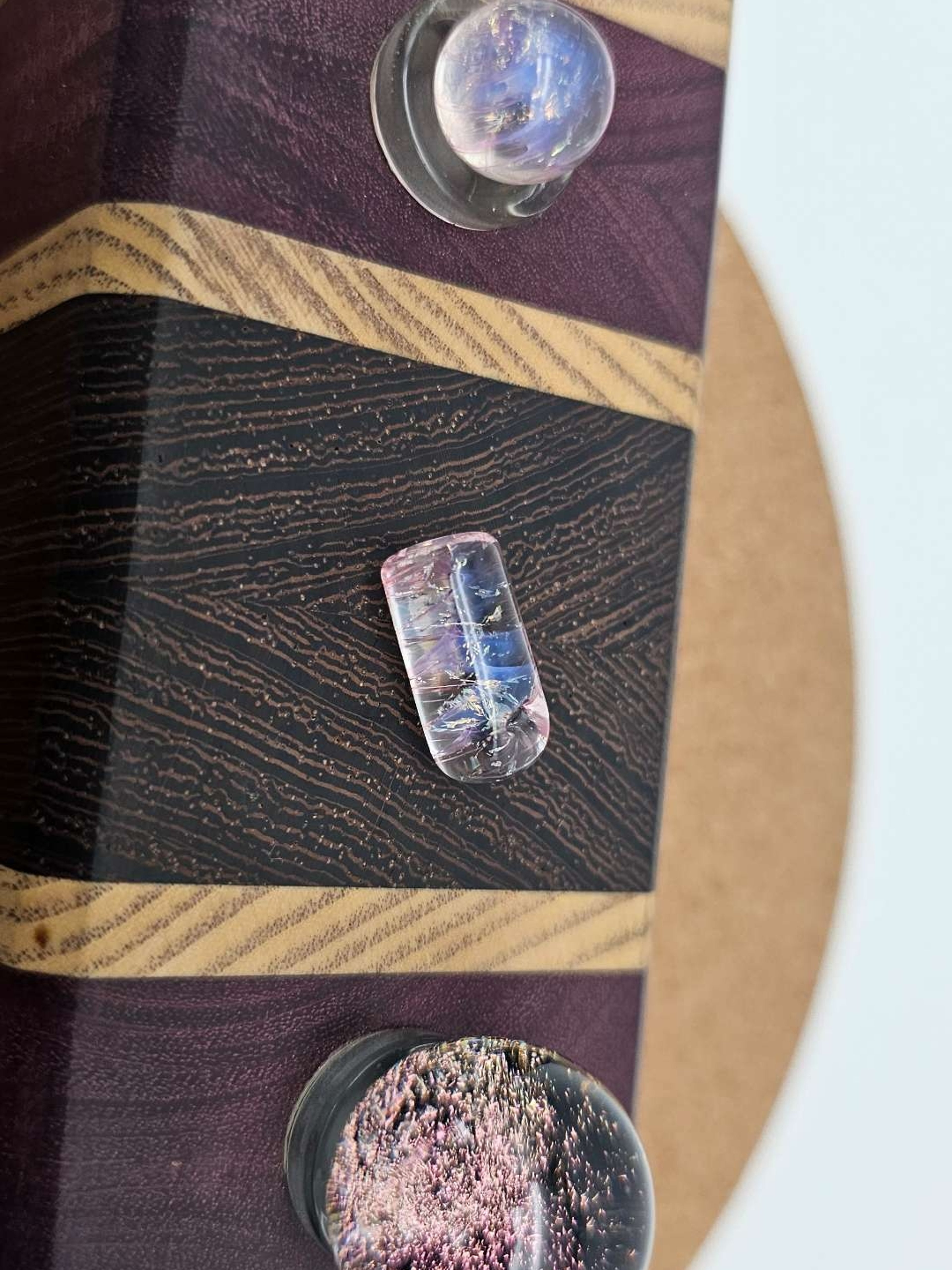 Preview pic of Pink dichro swirl slurper set