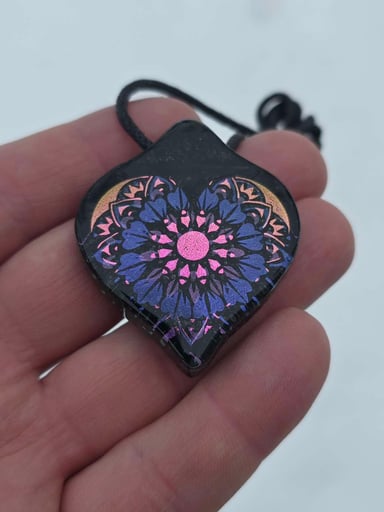 Preview pic of Dichro heart Mandala Seconds