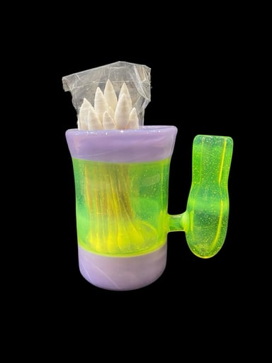 Preview pic of ISO Qtip Jar 2.75” by Inferno Glassworks