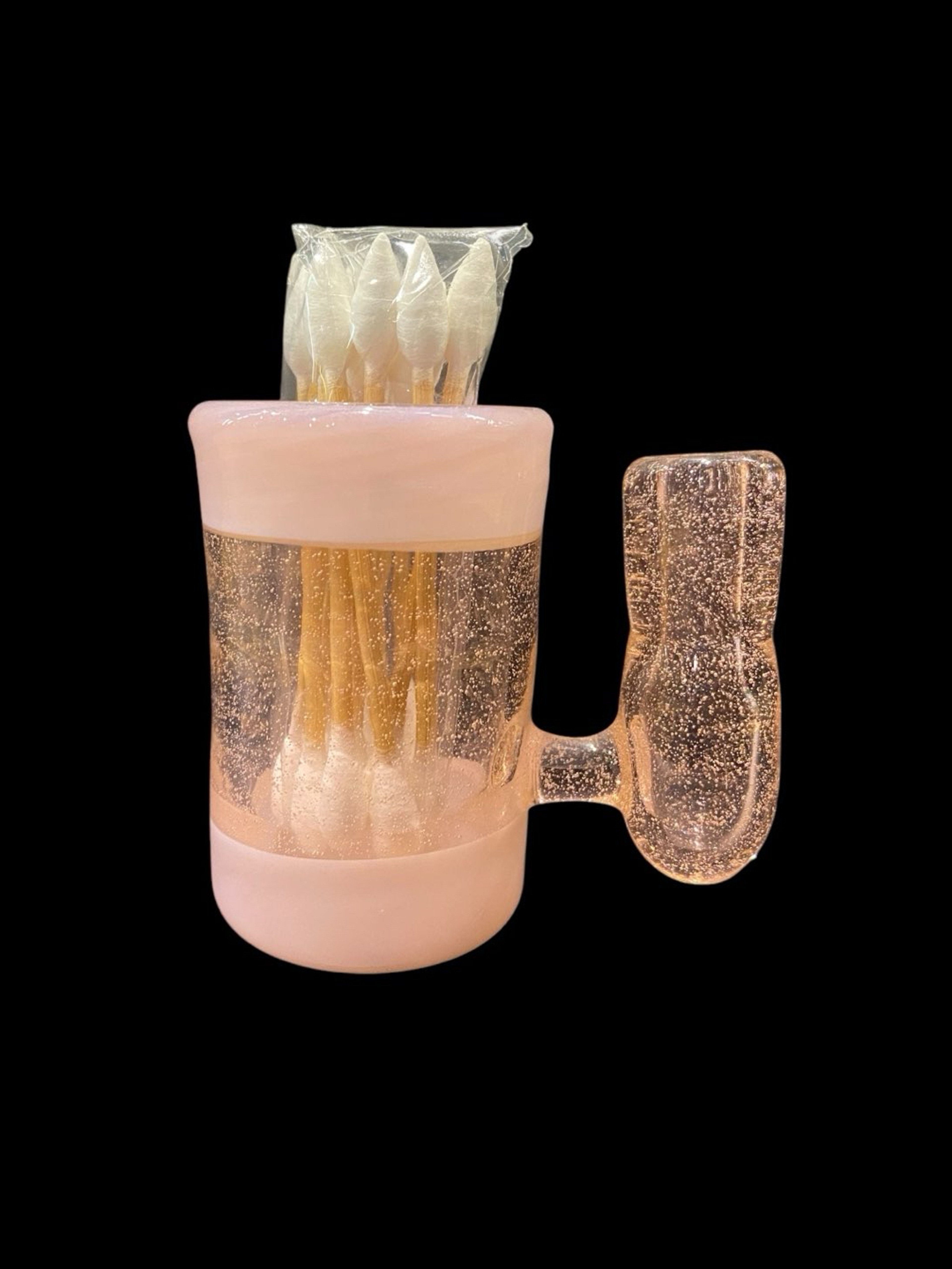 Preview pic of ISO Qtip Jar by Inferno Glassworks 3.5”