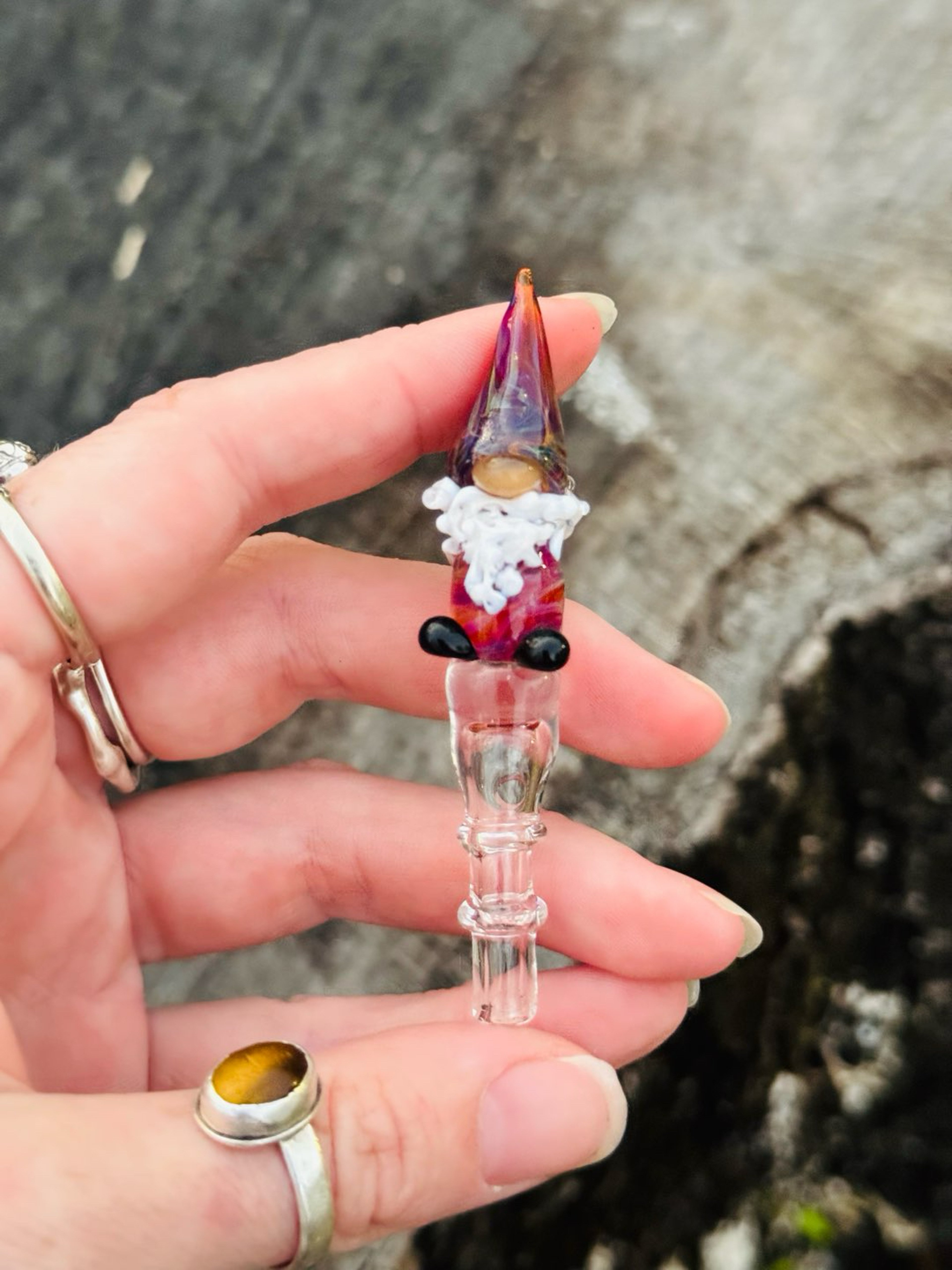 Preview pic of Amber purple gnome joystick 3DXL