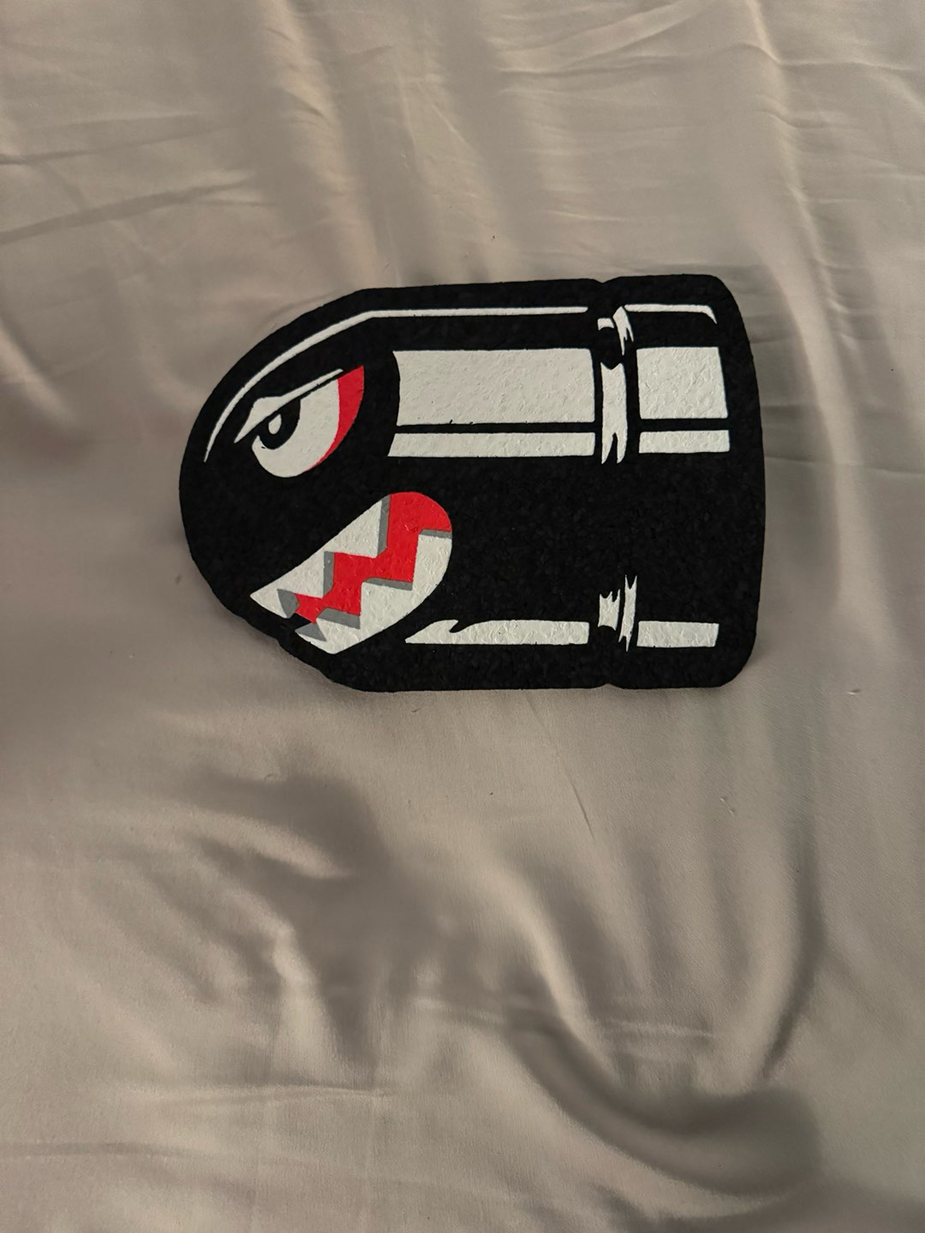 Preview pic of Red Double sided bullet bill moodmat full uv glow!