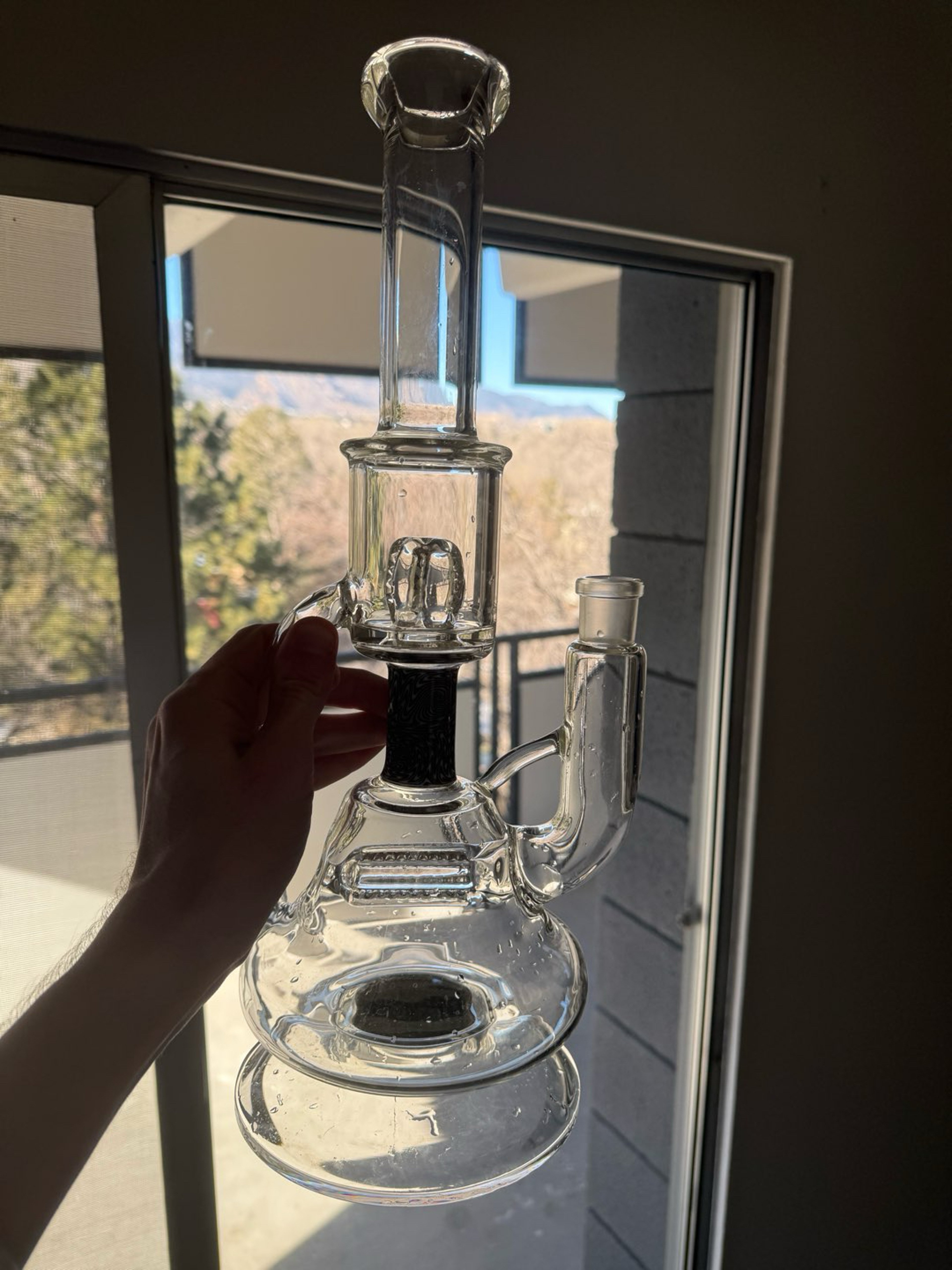 Preview pic of FireWithinGlass custom recycler tube