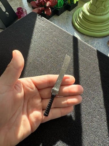 Preview pic of Damascus Katana dab tool