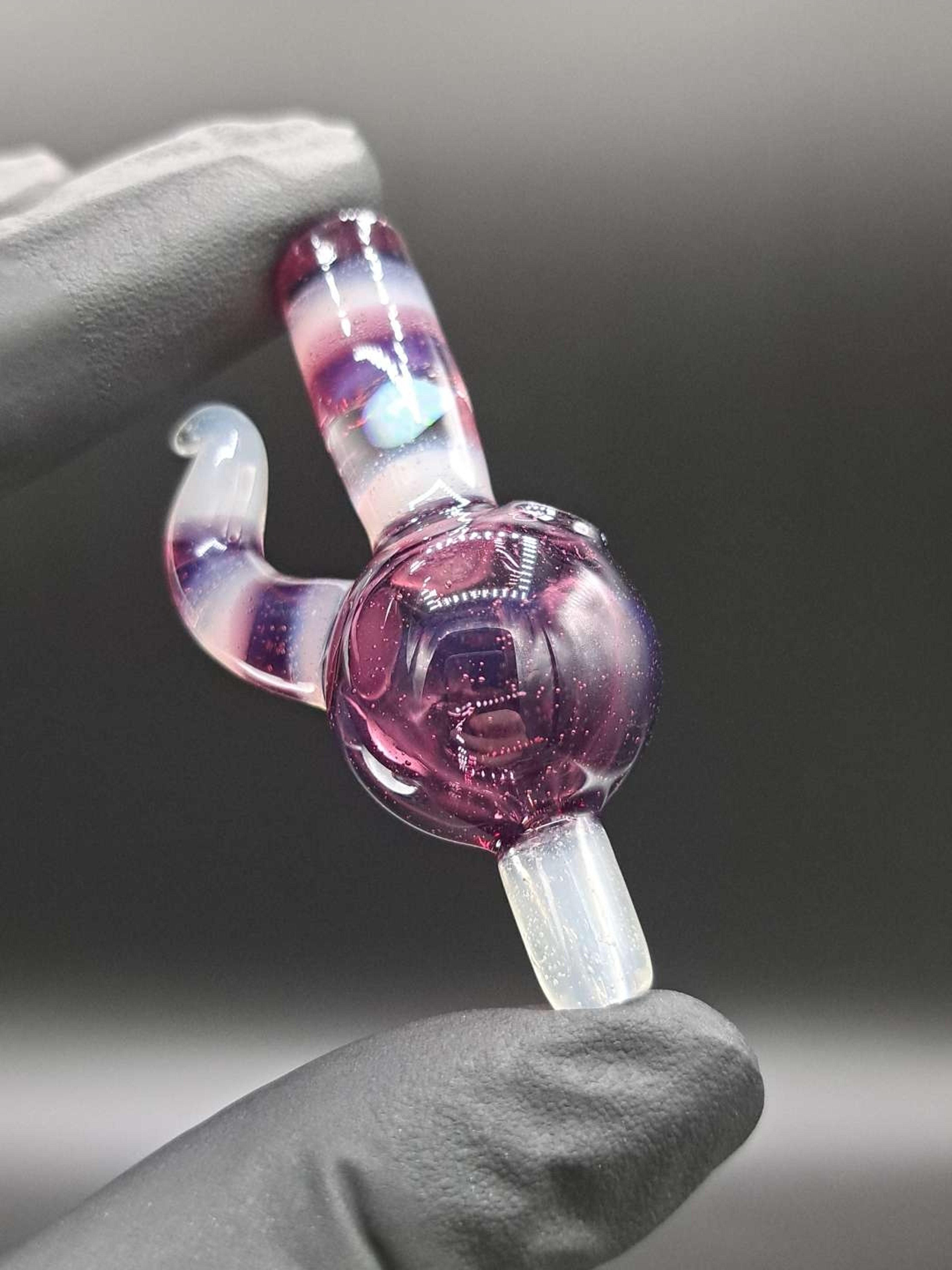 Preview pic of UV ball cap opal accent purple
