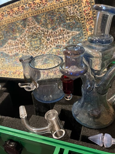 Preview pic of Hefe recycler/ custom dab station & accessories/ complete set