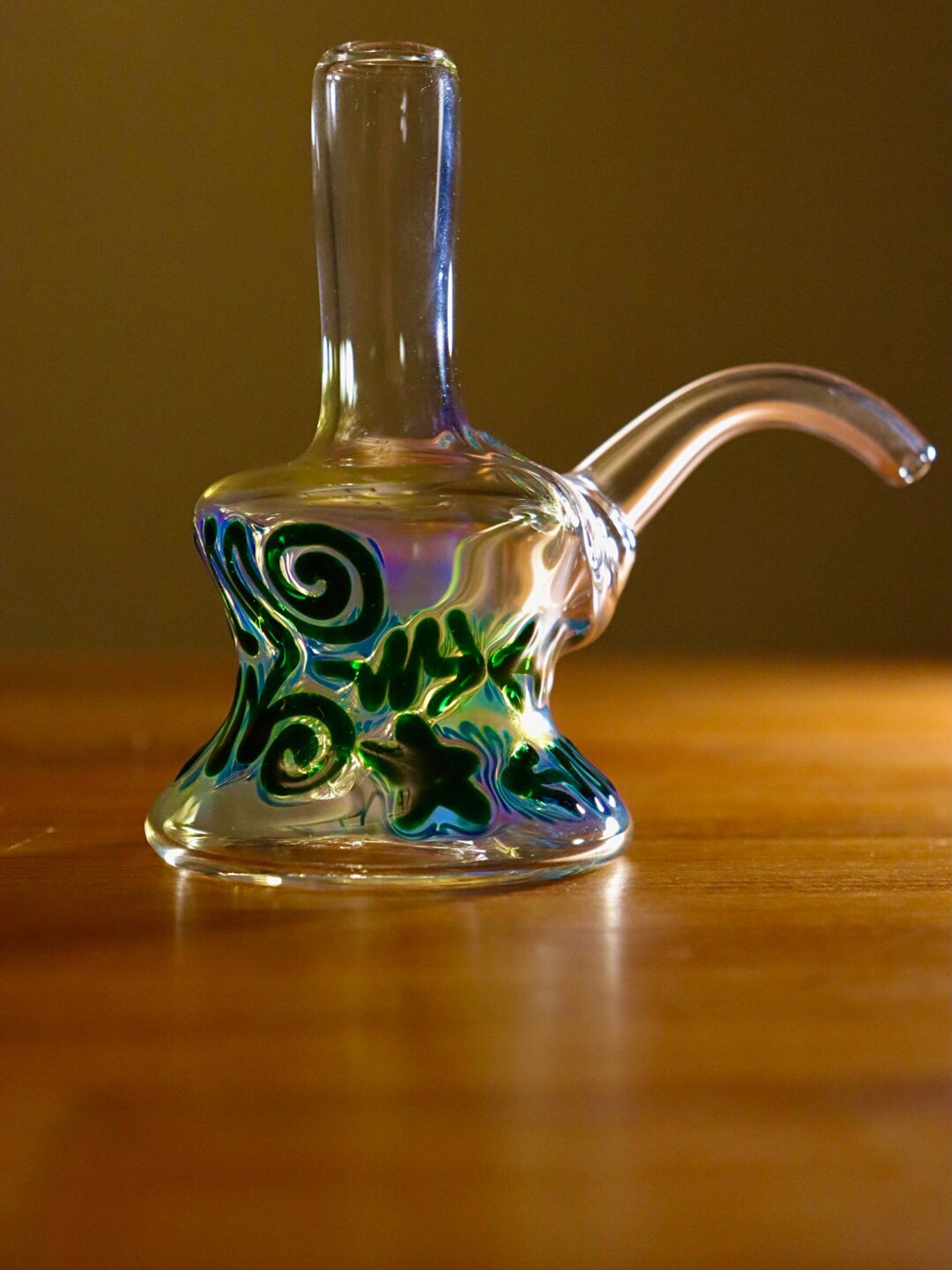 Preview pic of Strottle with Silver Fume and Experimental Green Accents