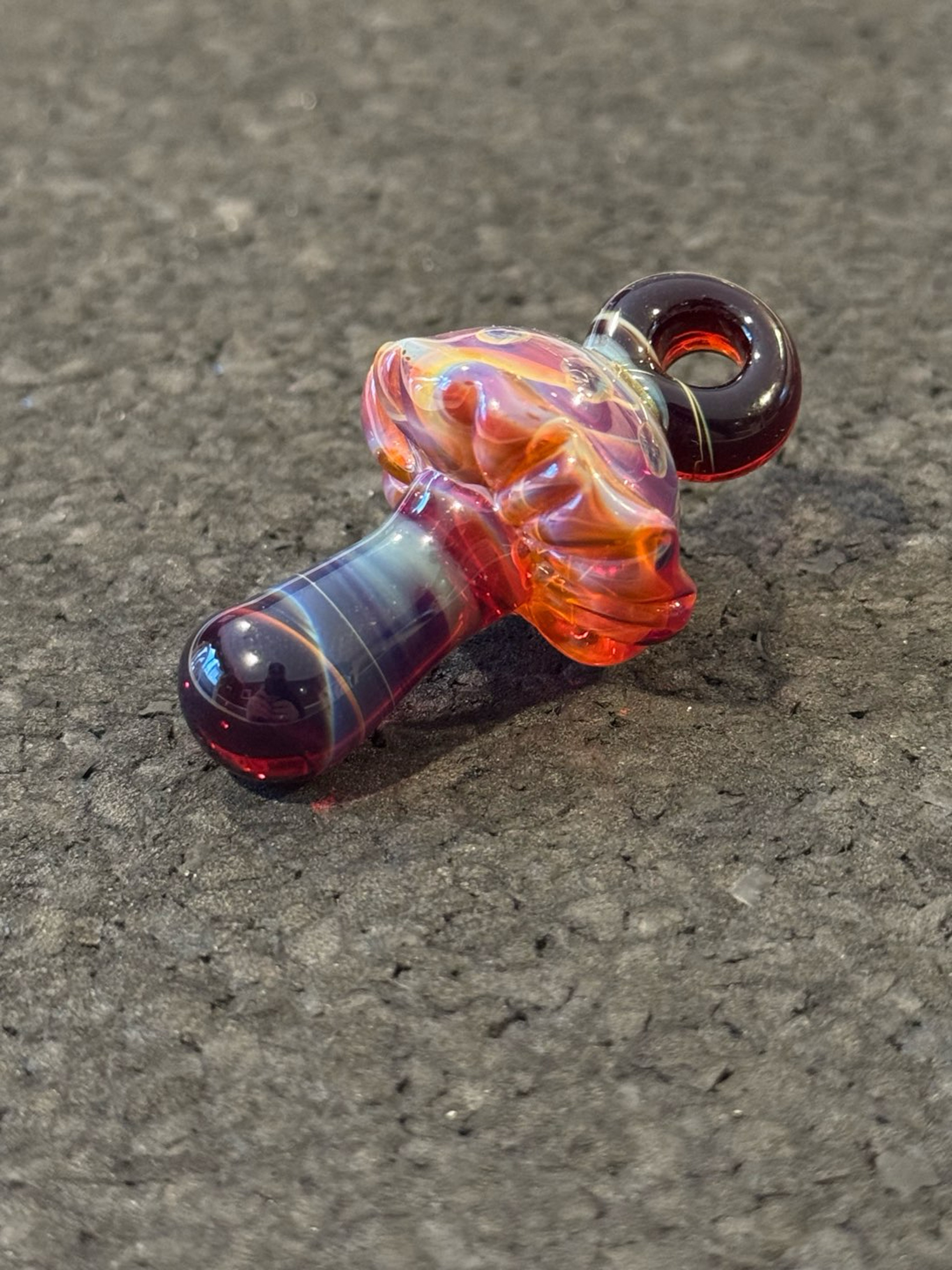Preview pic of Multi color mushroom pendant