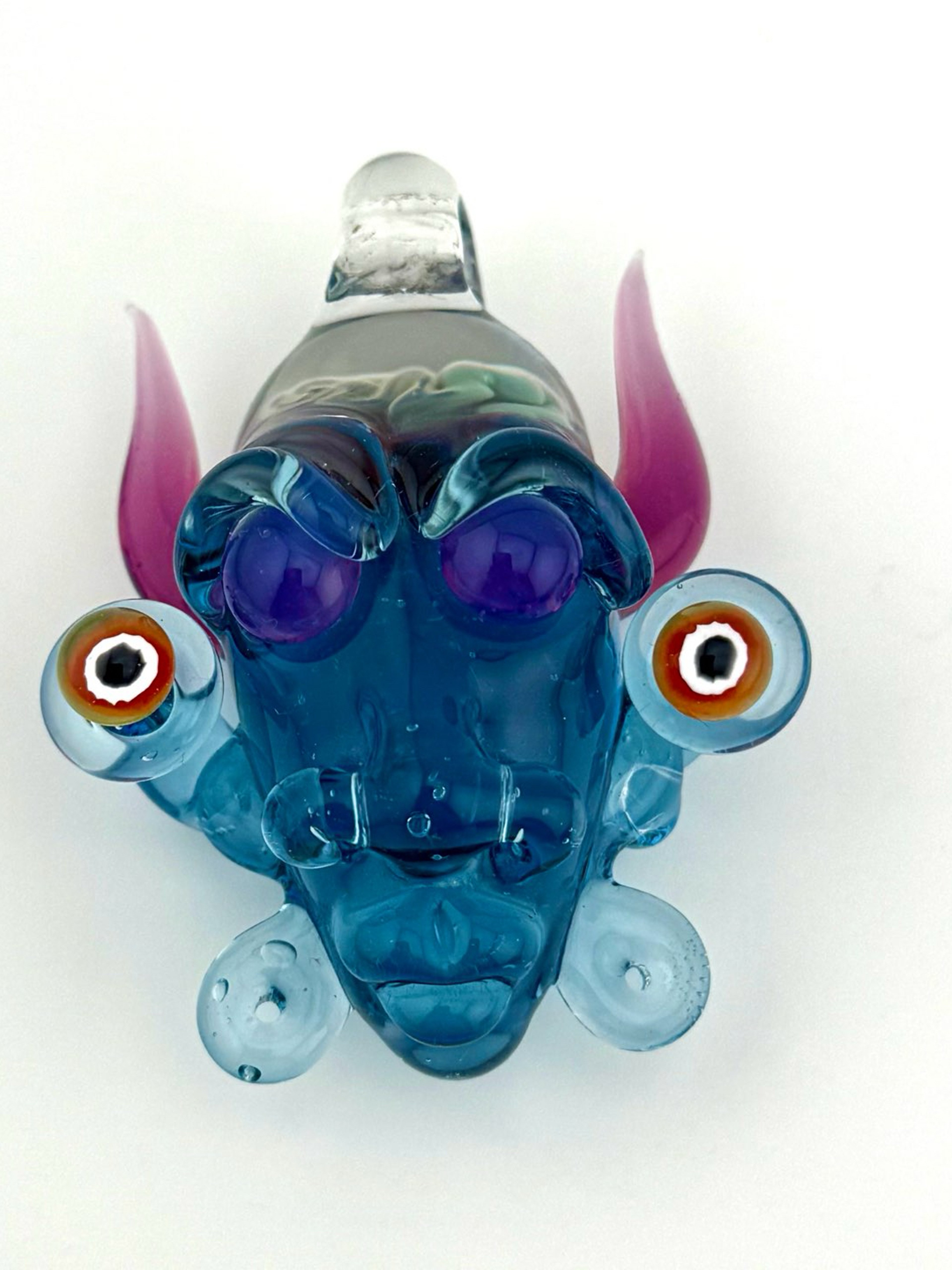 Preview pic of Purple Party Hat Monster Pendy
