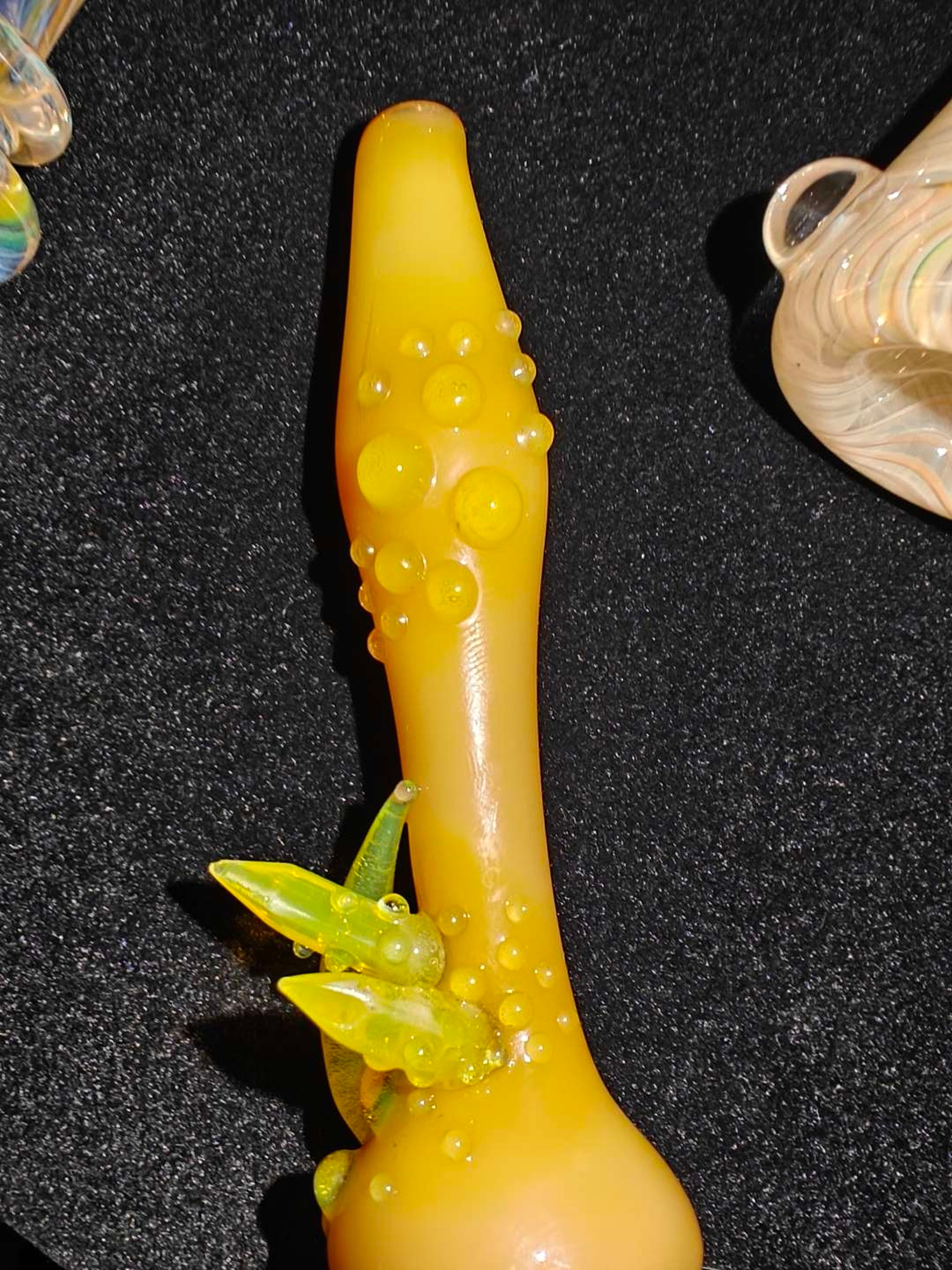 Preview pic of Based Glass Crystal Chillum(UV)