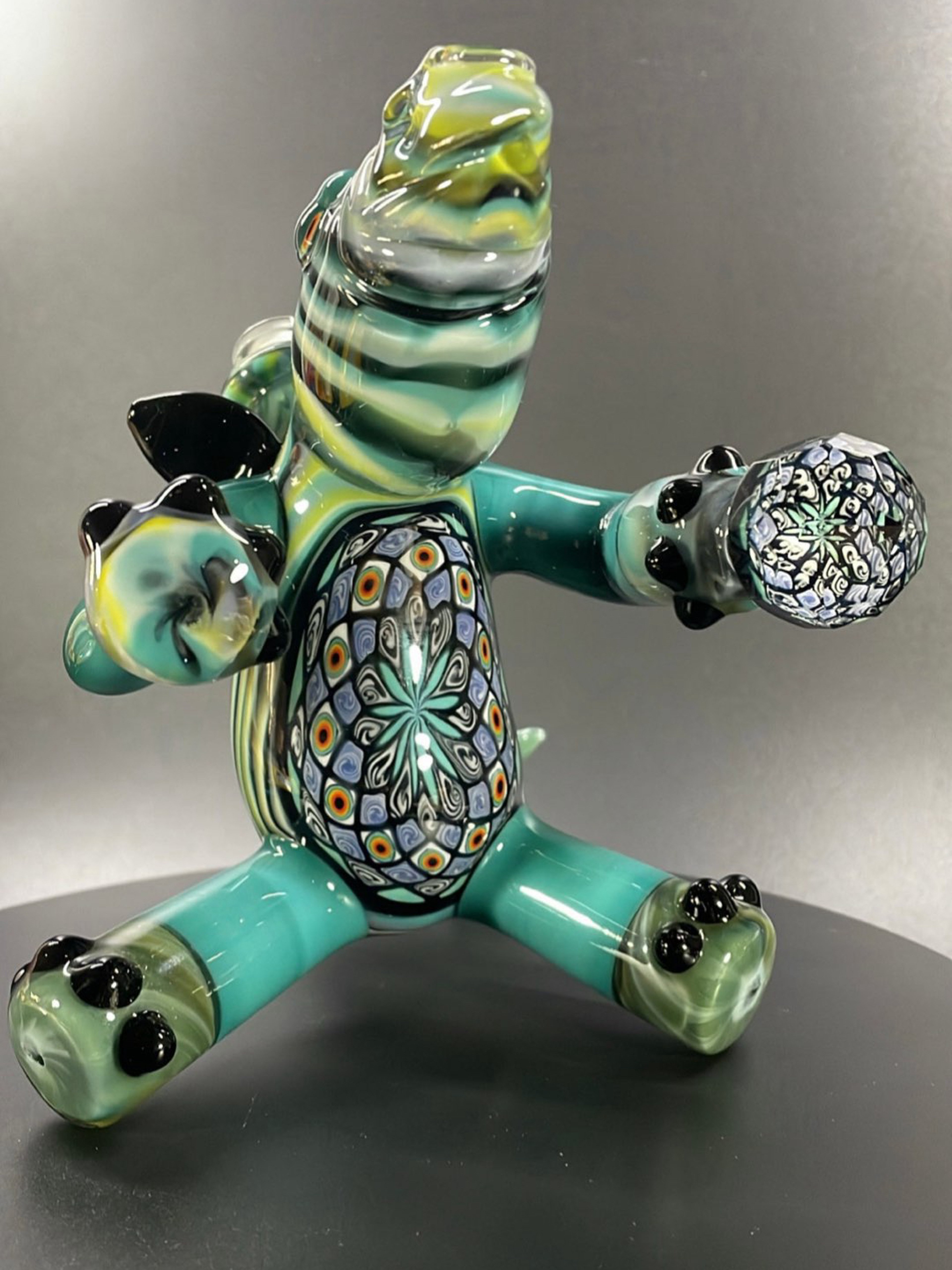 Preview pic of Amorphous Symphony Shipley Glass Stegosaurus