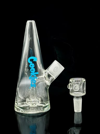 Preview pic of Cone Design 8” Cookies Beaker Bong