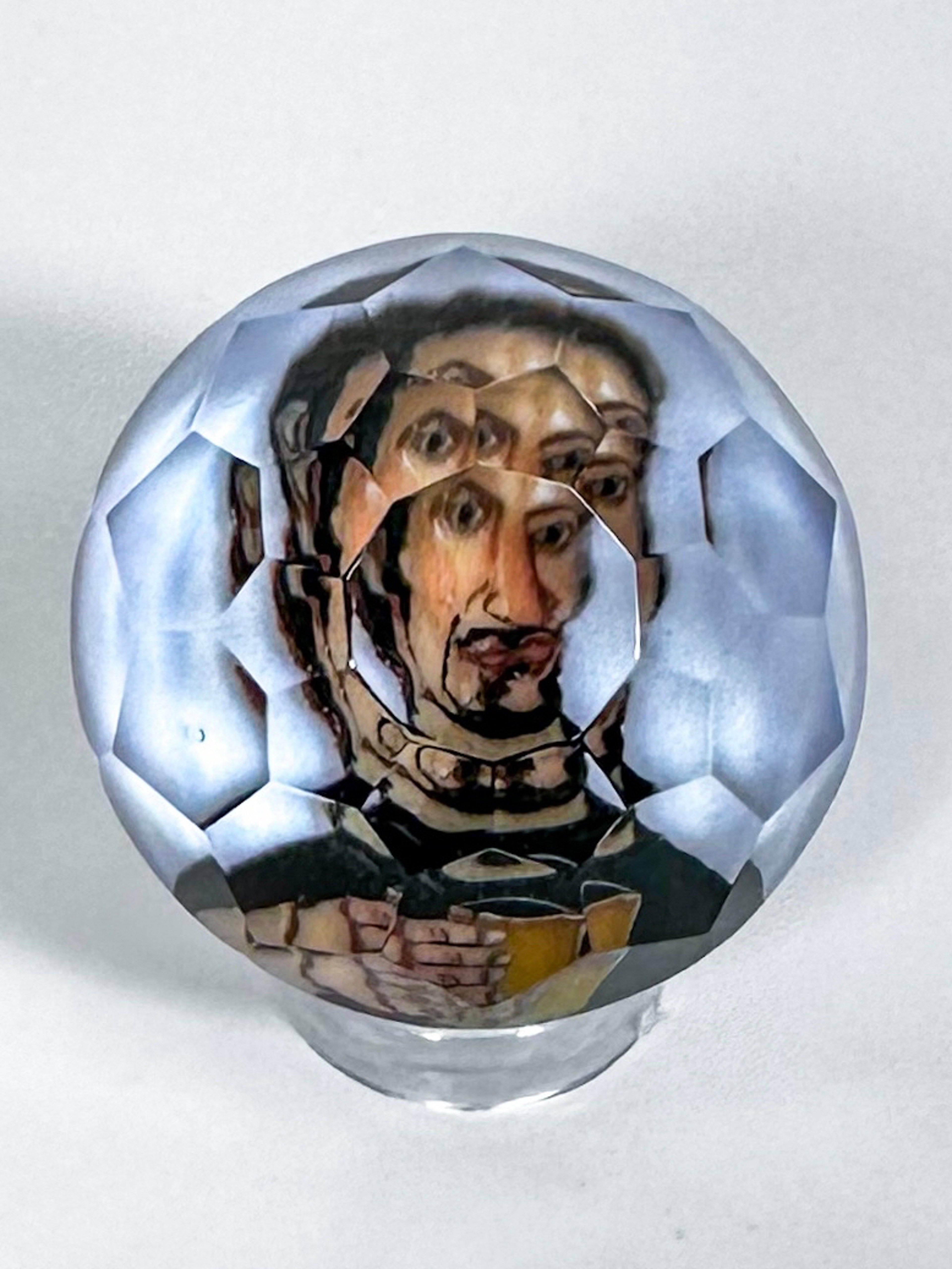Preview pic of “King Julian” Faceted Marble Collab x DamNinja x Boehme